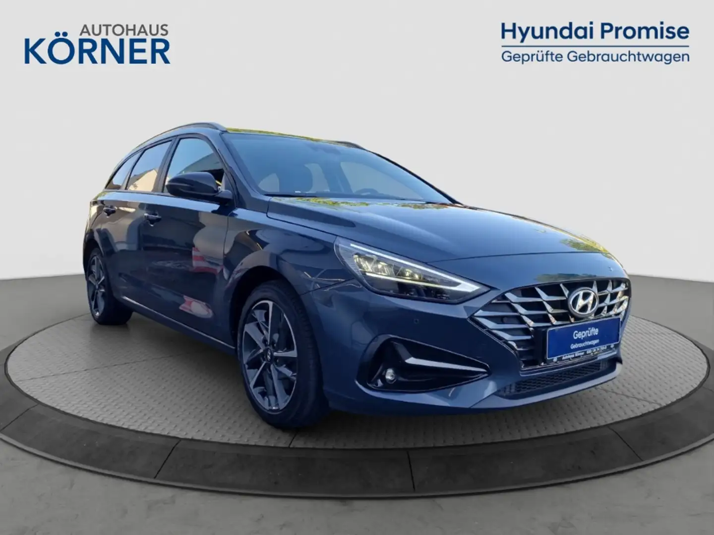 Hyundai i30 EDITION 30+ 1.0 T-GDi *LED*NAVI*CAM*CARPLAY* Blau - 1