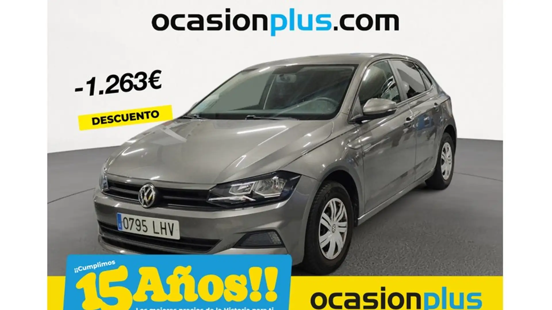 Volkswagen Polo 1.0 Edition 59kW Gris - 1