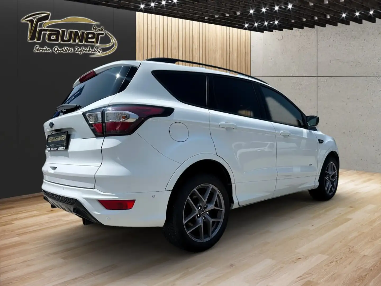 Ford Kuga 2,0 TDCi ST-Line Start/Stop Powershift Aut. A Blanc - 2