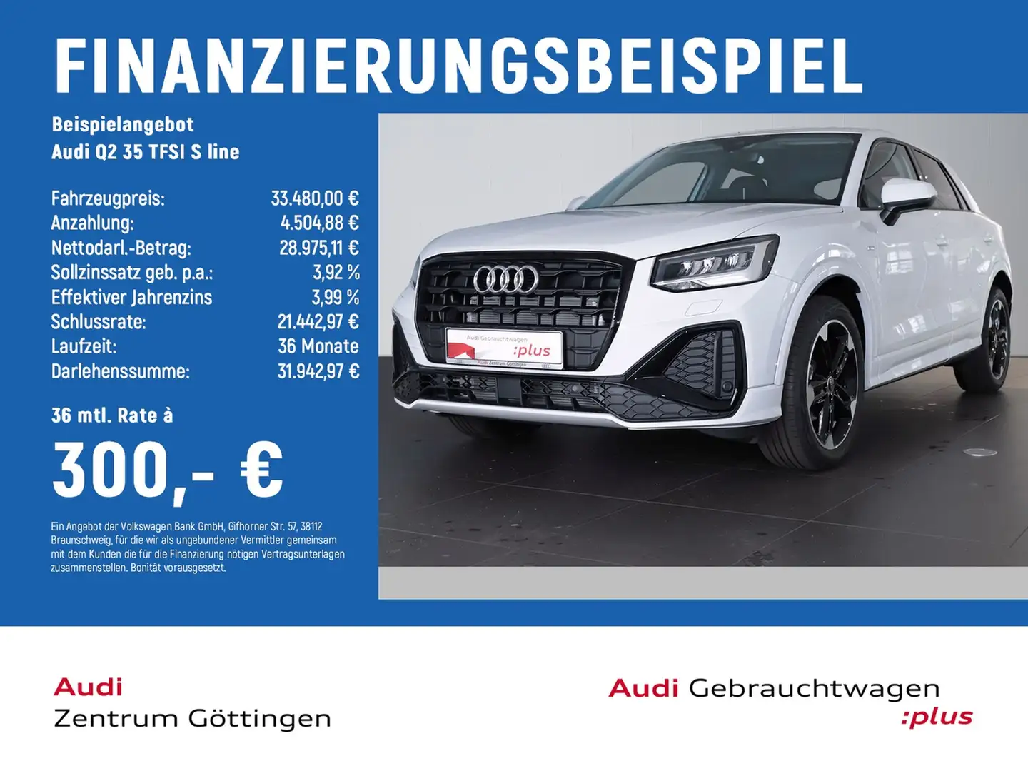 Audi Q2 35 TFSI S line AHK+OPTIK+KLIMA+KOMFORT+VCpl. Bianco - 2