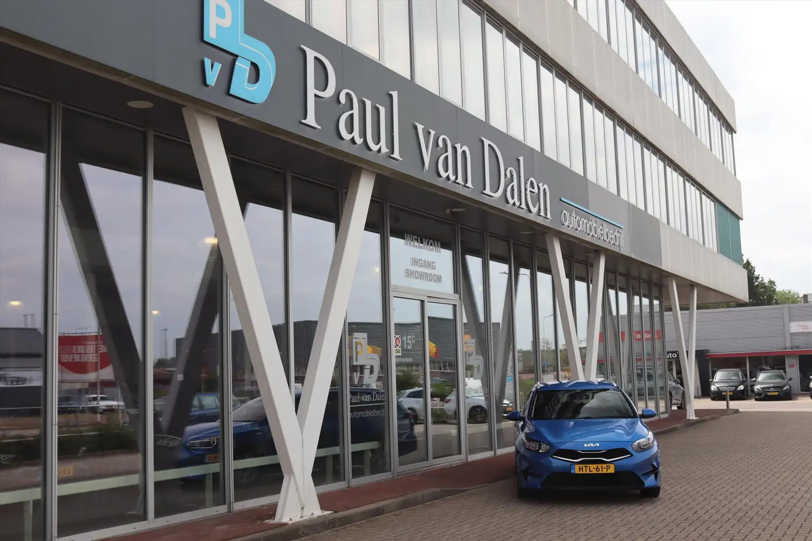 Kia Ceed SW / cee'd SW 1.0 T-GDi 120PK MHEV AUTOMAAT DYNAMICLINE Navi Car Blauw - 2