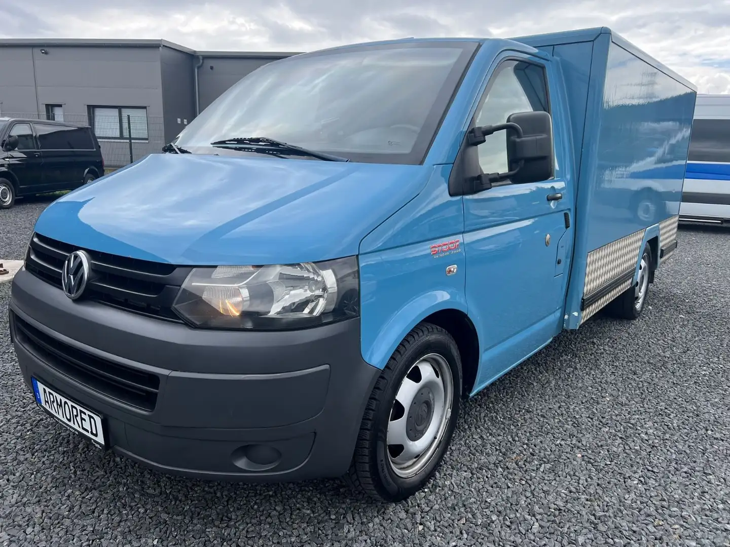 Volkswagen T5 Transporter T5 2.0 TDI*LANG*3-SITZE*GELDTRANSPORTER*ARMORED* Blau - 1