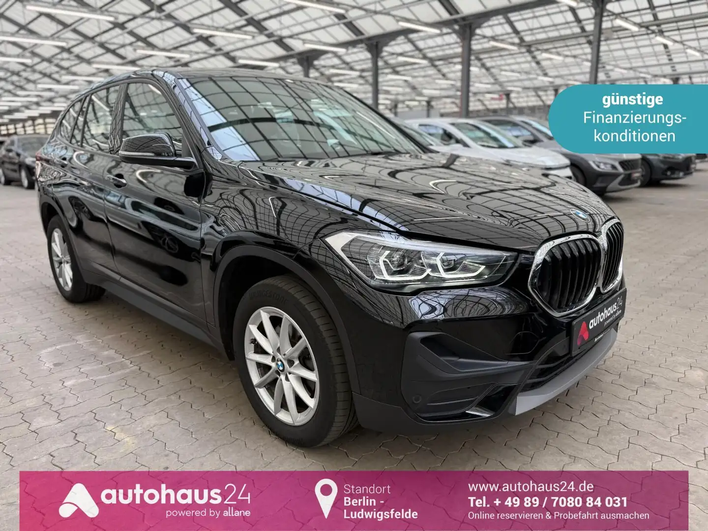 BMW X1 sDrive18d Advantage LED|Kamera|ParkPilot Schwarz - 1