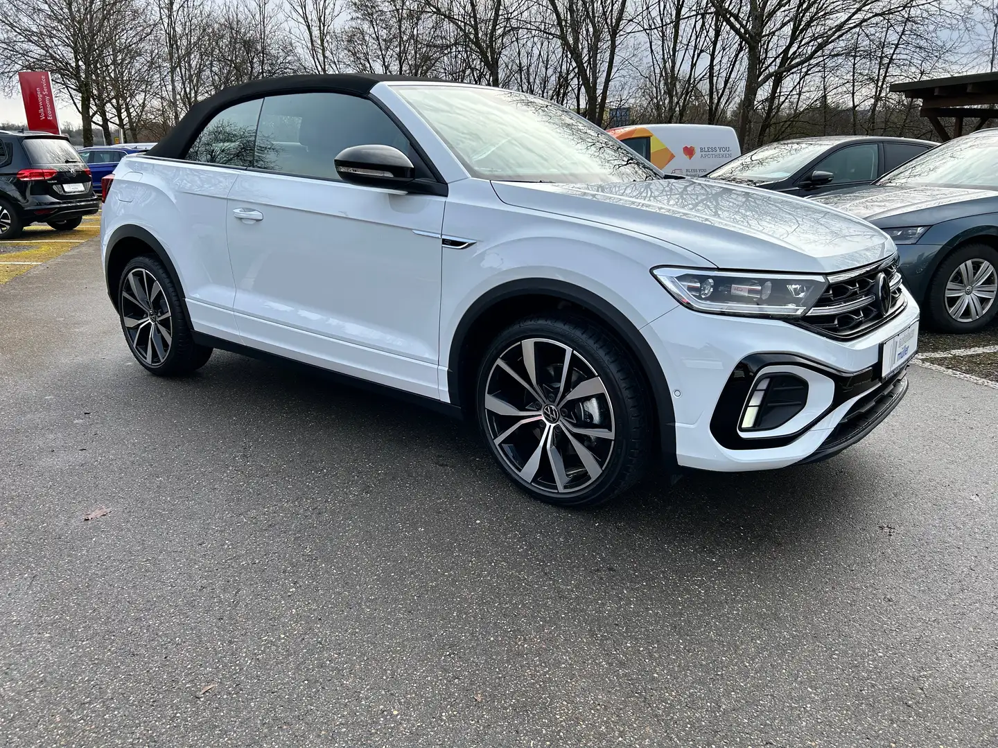 Volkswagen T-Roc Cabriolet 1.5 TSI OPF R-Line Leder Matrix LED AHK Weiß - 1