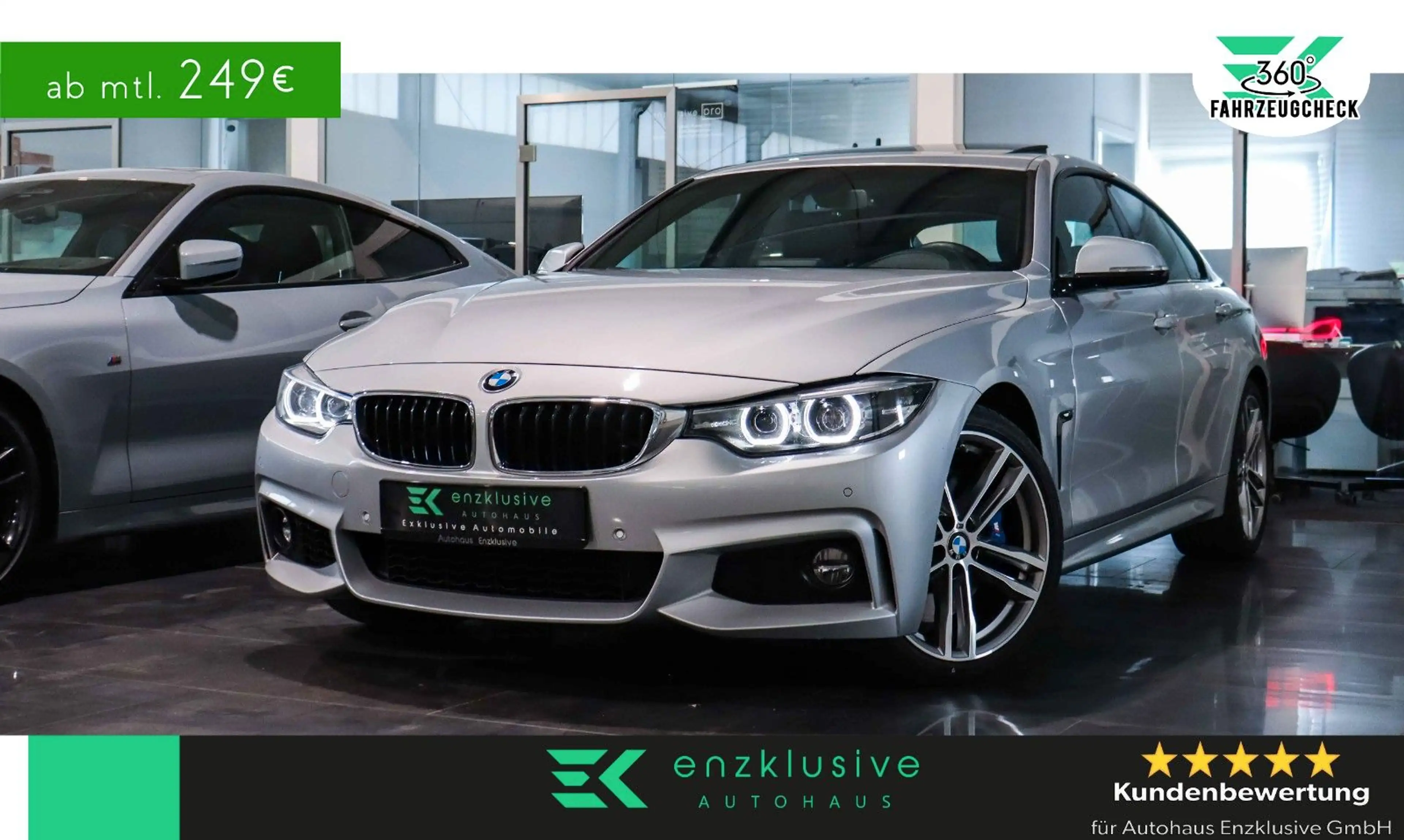 BMW 440 i M Sport GLASDACH*APPLE*MEMORY*1 HAND*19'