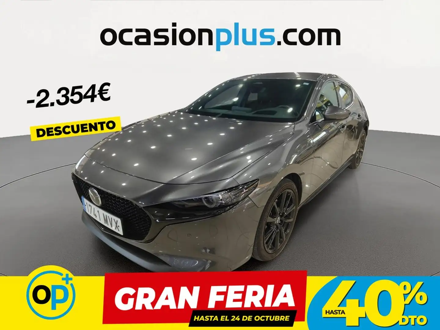 Mazda 3 2.0 e-Skyactiv-X Takumi Aut. 137kW Gris - 1