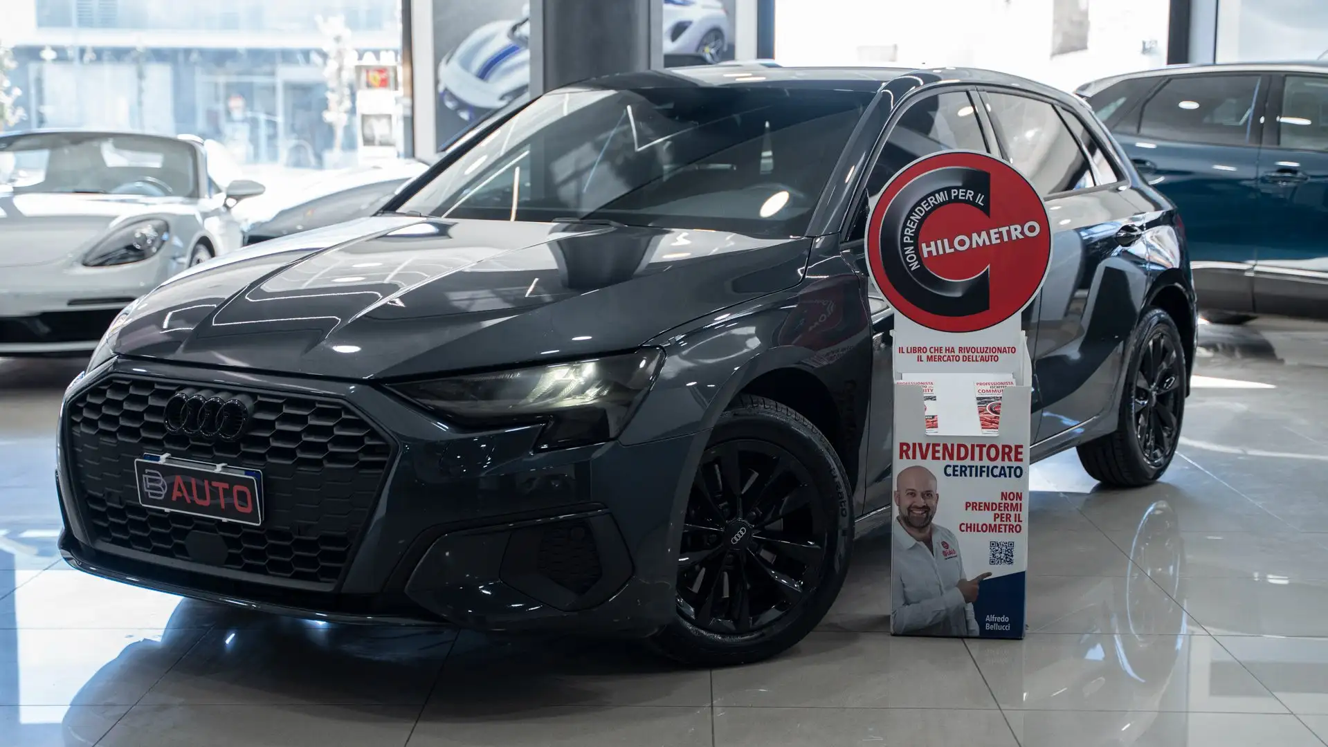 Audi A3 SPB 35 TDI S TRONIC SPORT NAVI FULL OPTIONAL ITALY Grigio - 1