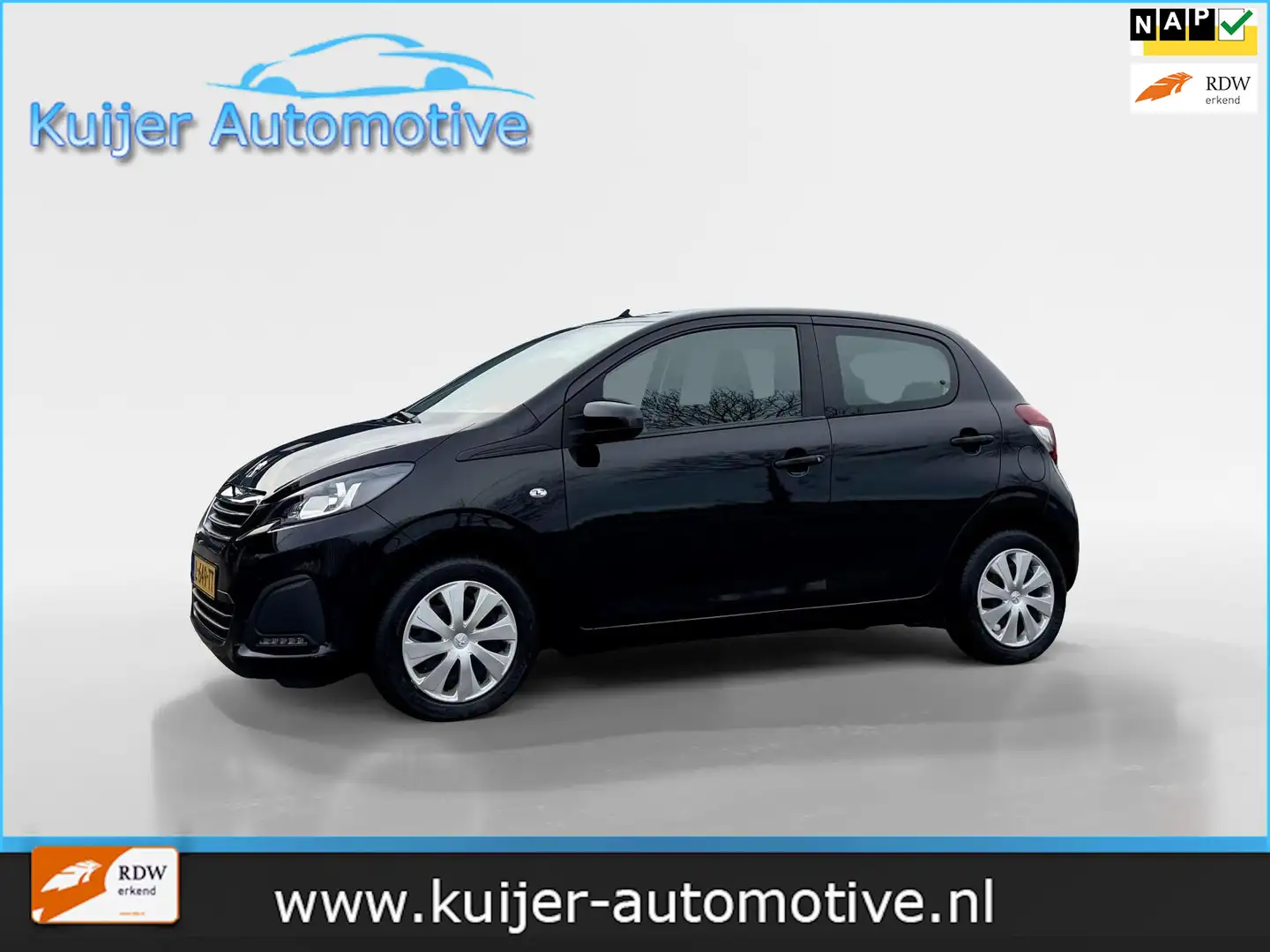 Peugeot 108 1.0 e-VTi Active Apple Carplay / Android Auto Zwart - 1