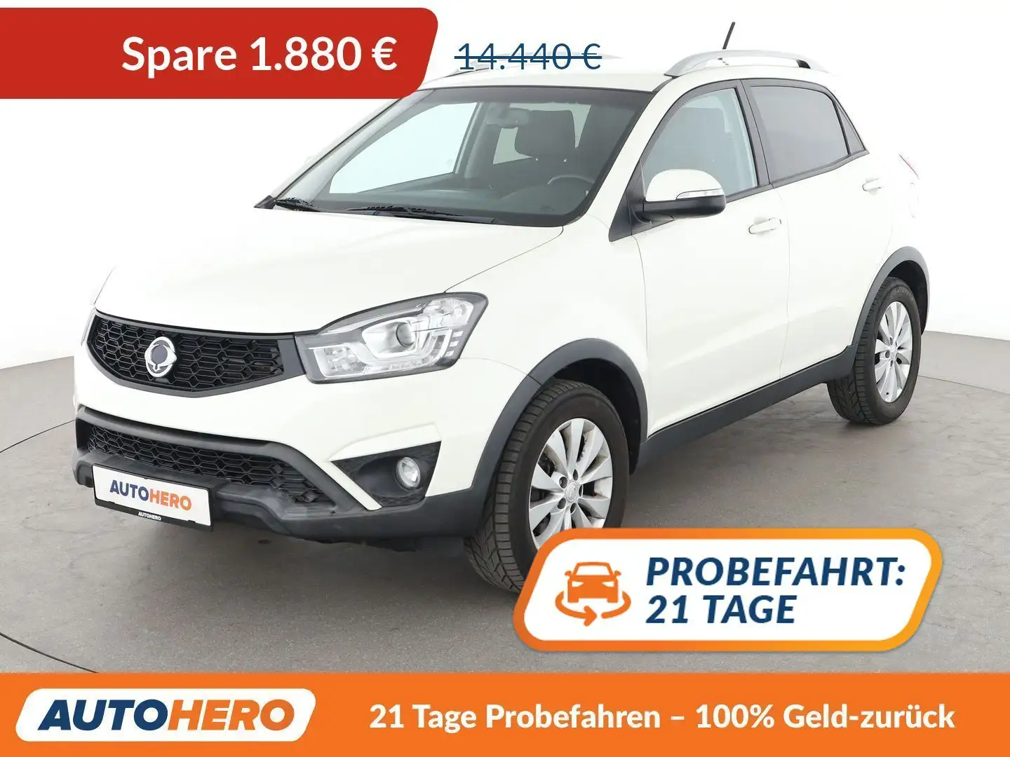 SsangYong Korando 2.2 TD Quartz 4x2 Aut*TEMPO*CAM*SHZ*KLIMA*GARANTIE Blanc - 1