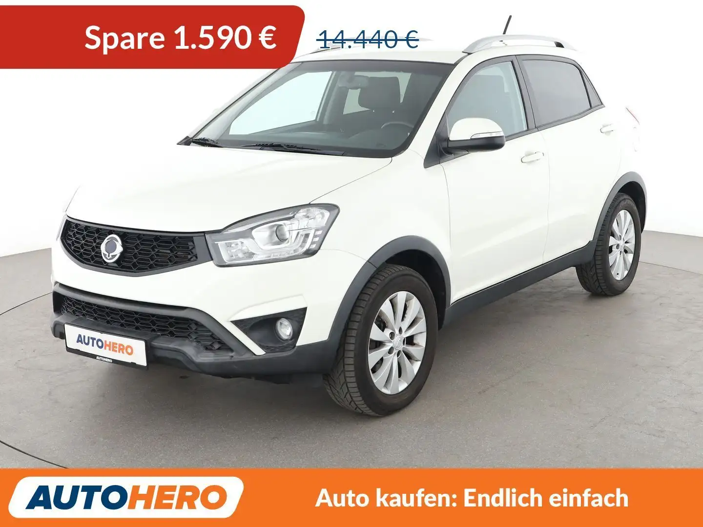 SsangYong Korando 2.2 TD Quartz 4x2 Aut*TEMPO*CAM*SHZ*KLIMA*GARANTIE Weiß - 1