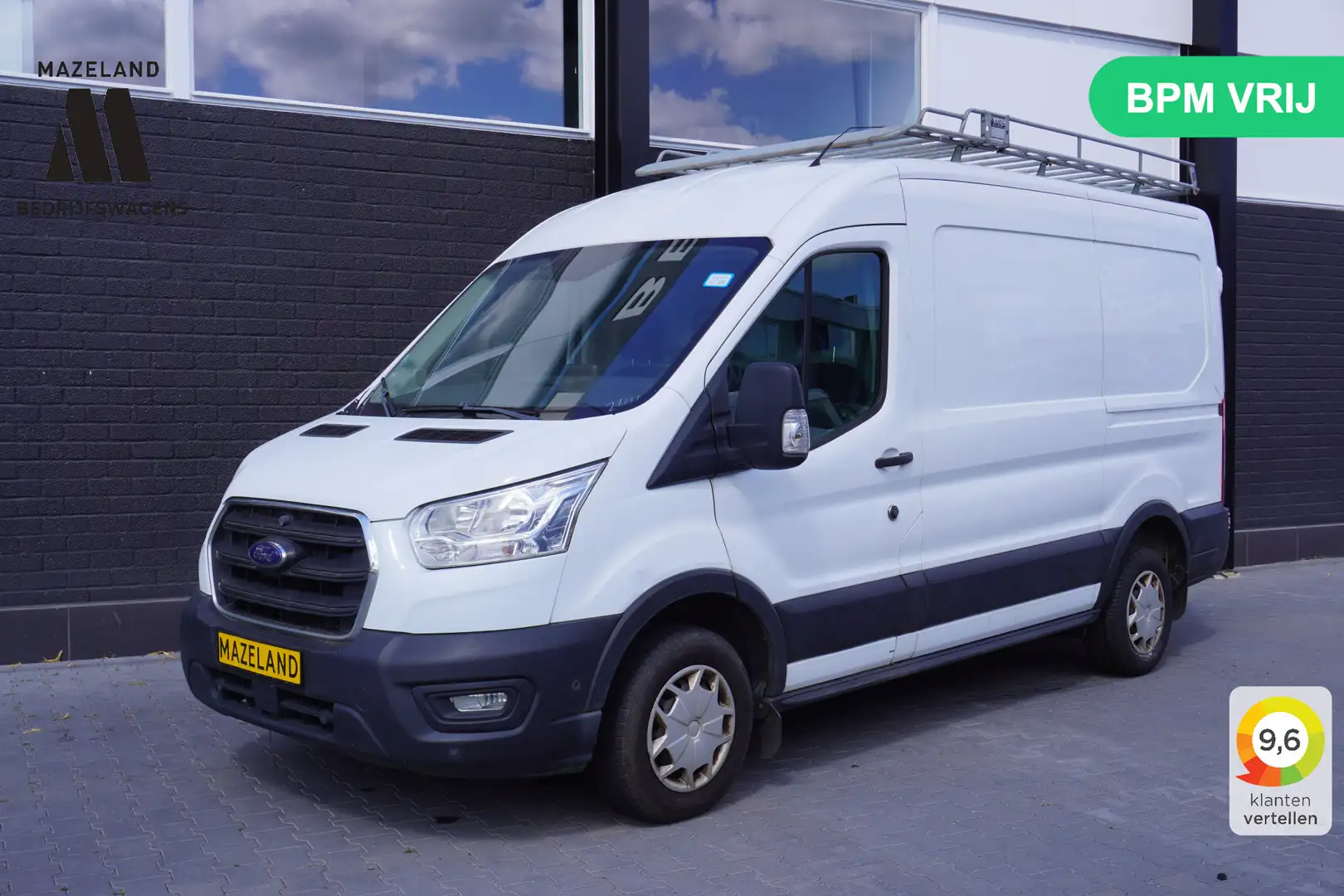 Ford Transit 2.0 TDCI 130PK L2H2 - EURO 6 - Airco - Navi - Crui Wit - 1