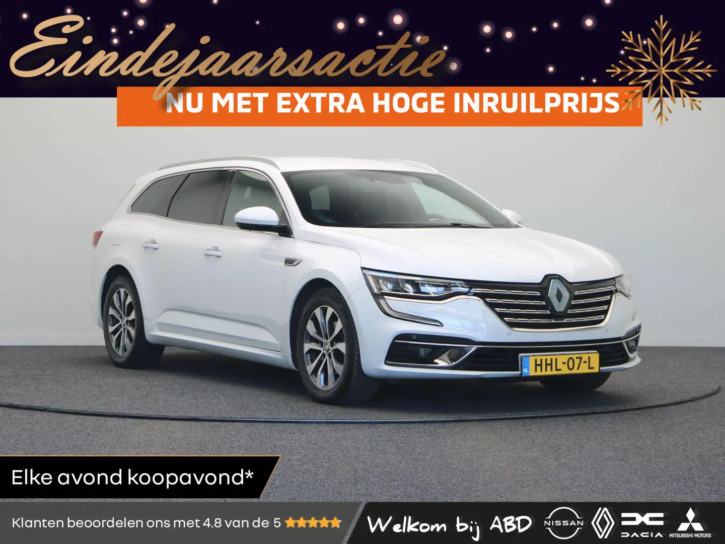 Renault Talisman Estate 160pk TCe Business Intens | Half leder | Au Wit - 1