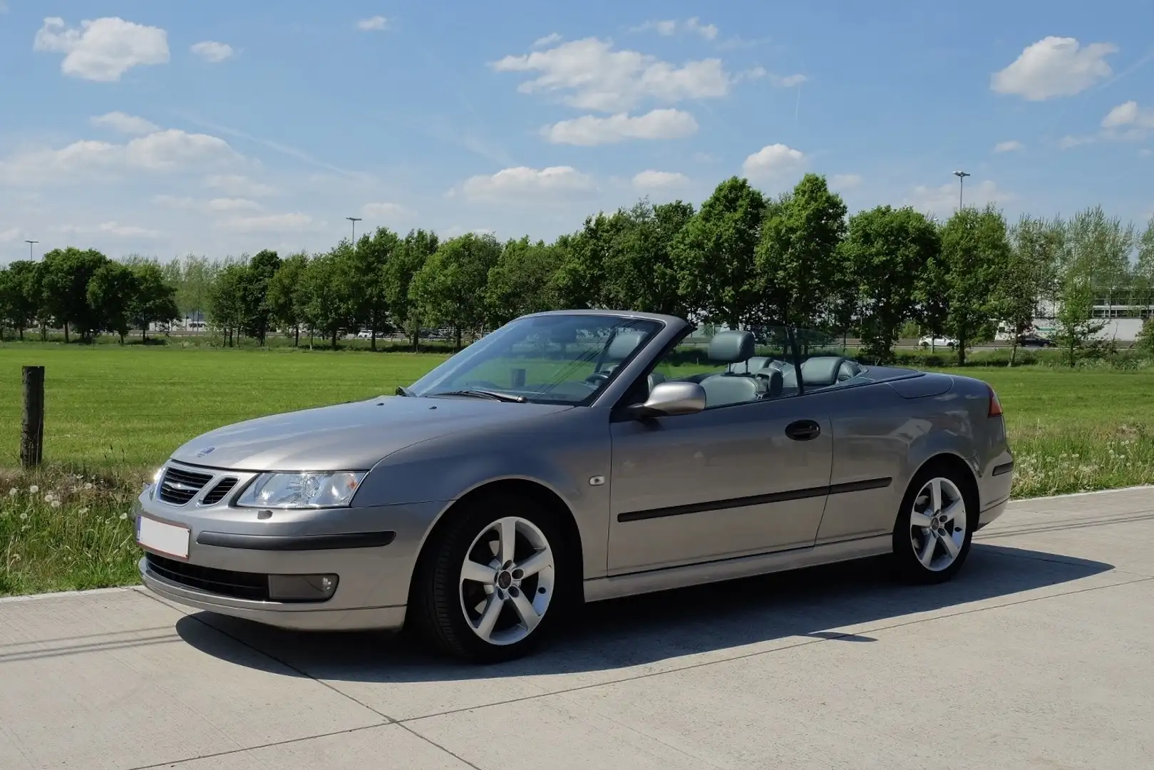 Saab 9-3 saab 9-3 cabrio 175 PK Beige - 1
