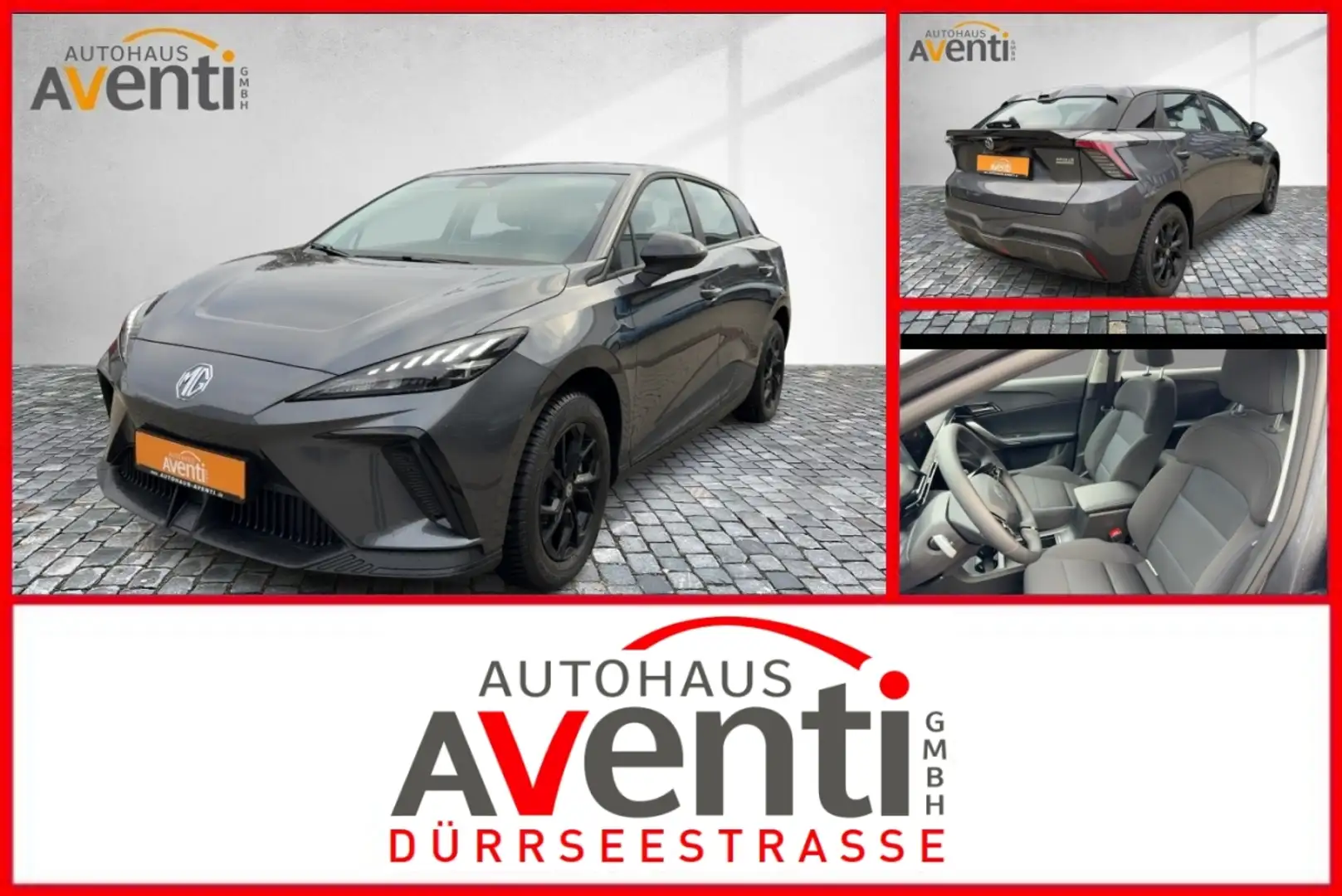 MG MG4 Standard *Sofortverfügbar*Leasing ab 199€* Szürke - 1