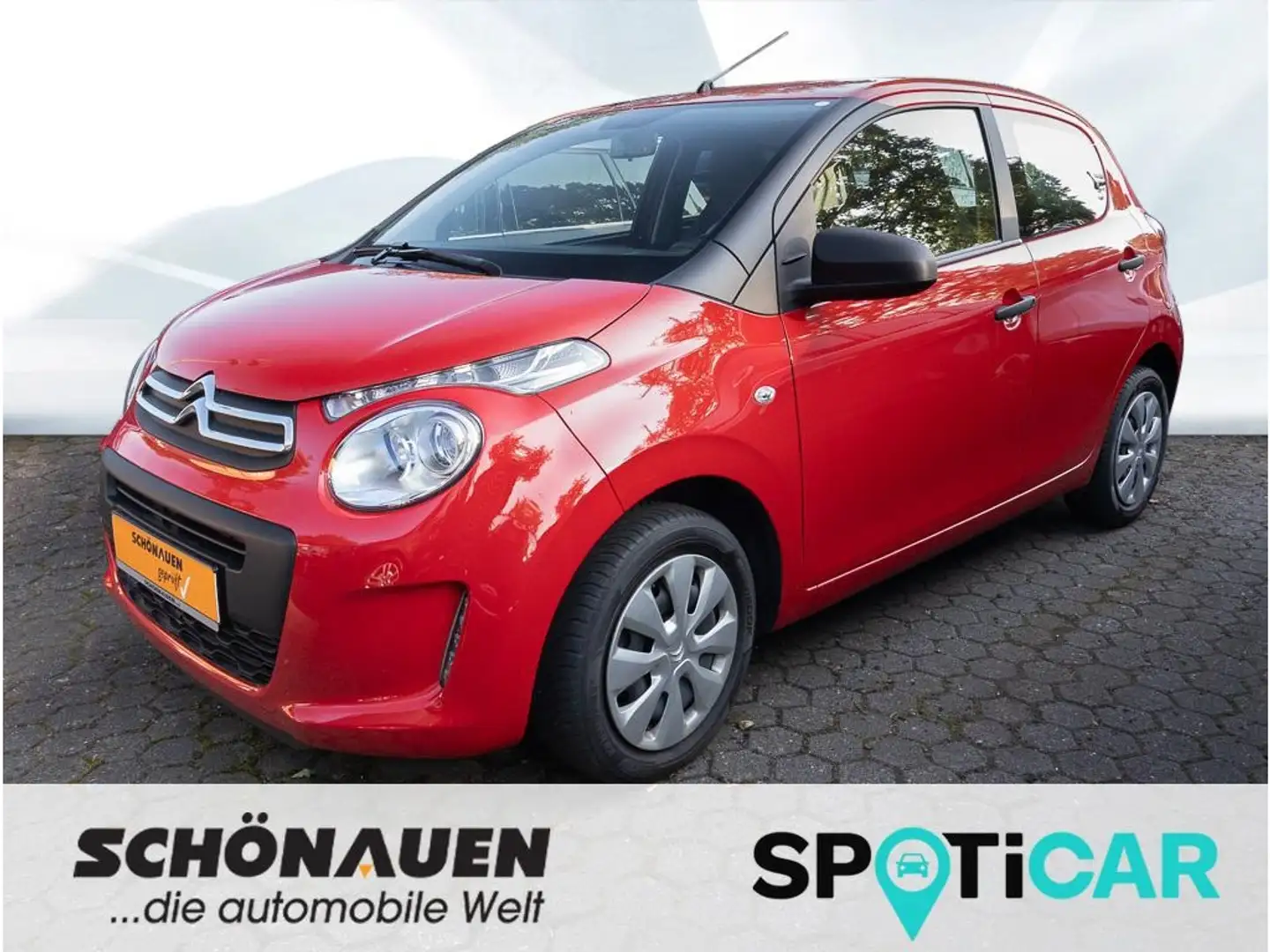 Citroen C1 Live 1.0 VTi +ALLW+BT+ISOFIX+HSA+ Czerwony - 1