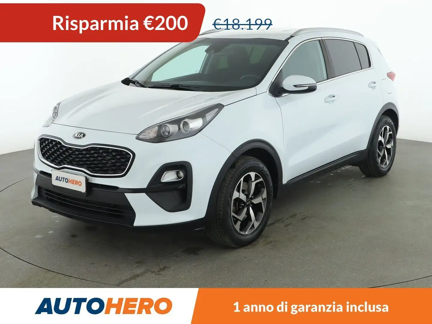 Kia Sportage 1.6 CRDi Business Class 136 CV DCT7 MHEV Bianco - 1