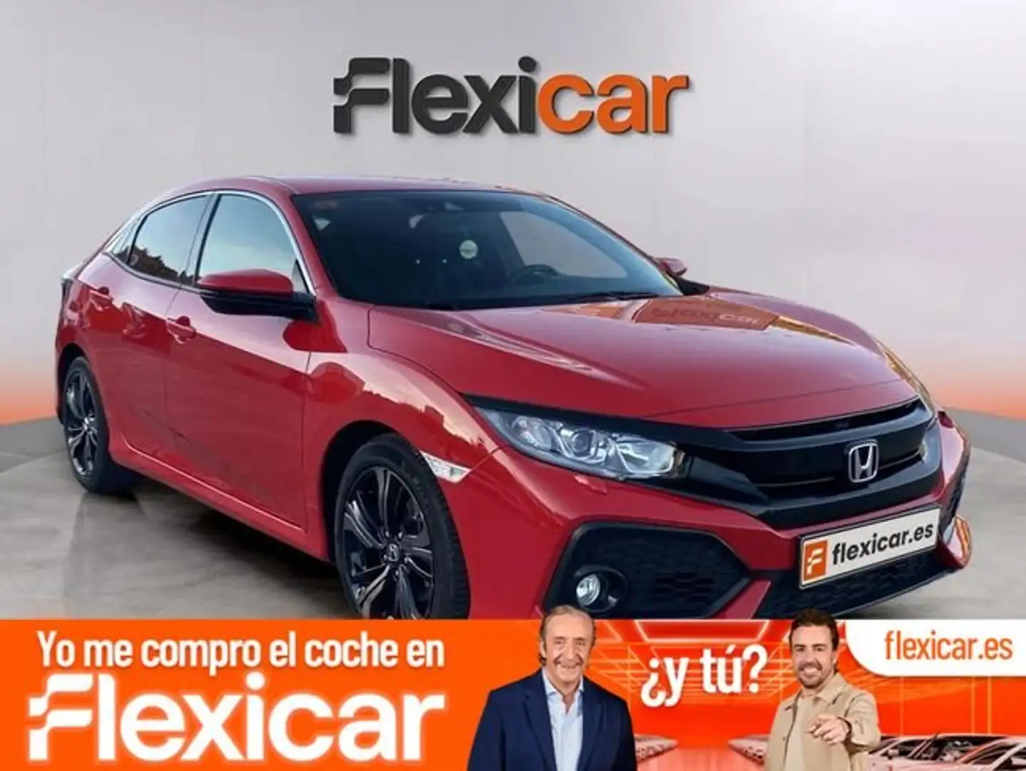 Honda Civic 1.0 VTEC Turbo Elegance Navi CVT Rojo - 1