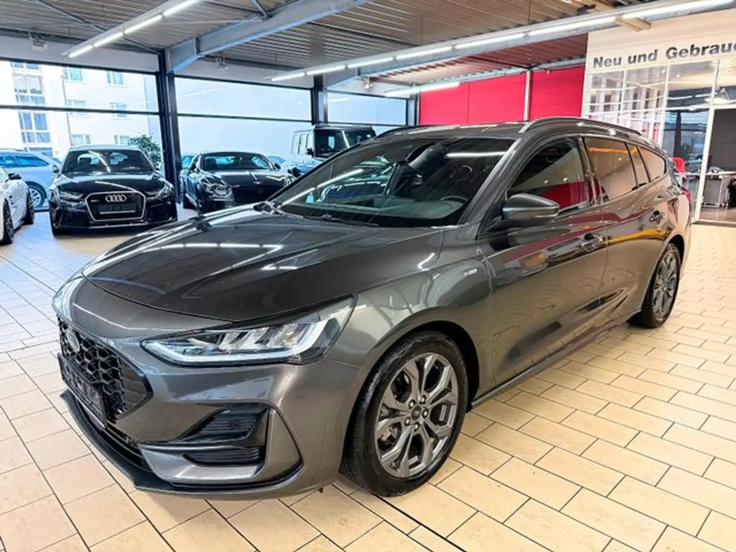 Ford Focus ST-LINE *AUTOM+NAVI+LED+KLIMAAUT+SITZH+17* Gris - 2