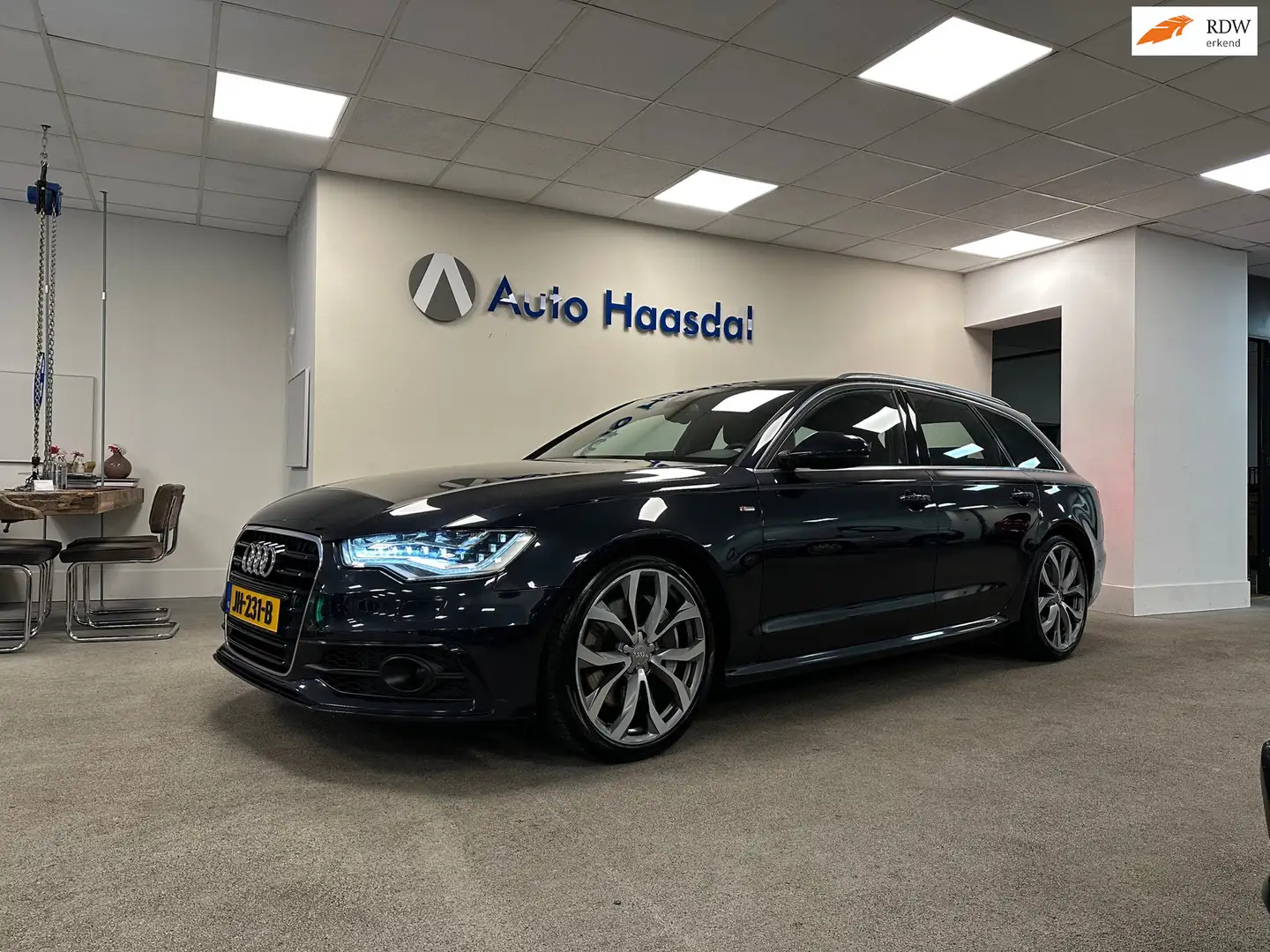 Audi A6 Avant 3.0 TDI BiT QUATTRO|400+ PK|MATRIX|S-LINE|TR Blauw - 1