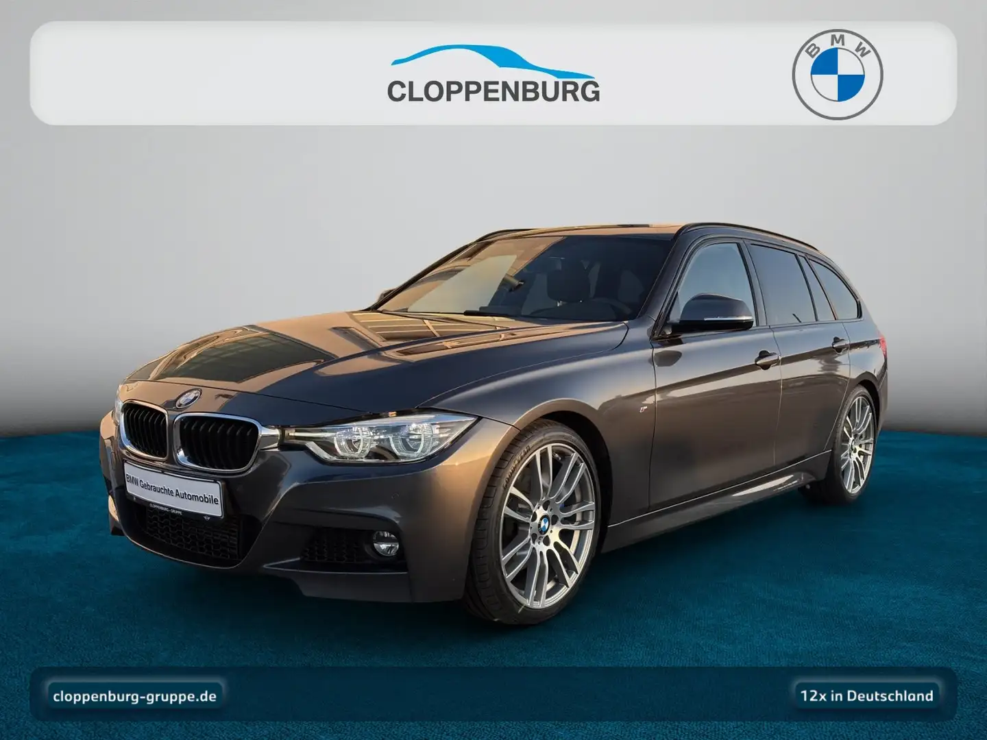 BMW 335 d xDrive Touring M Sportpaket Head-Up+AHK+SHZ Grau - 1