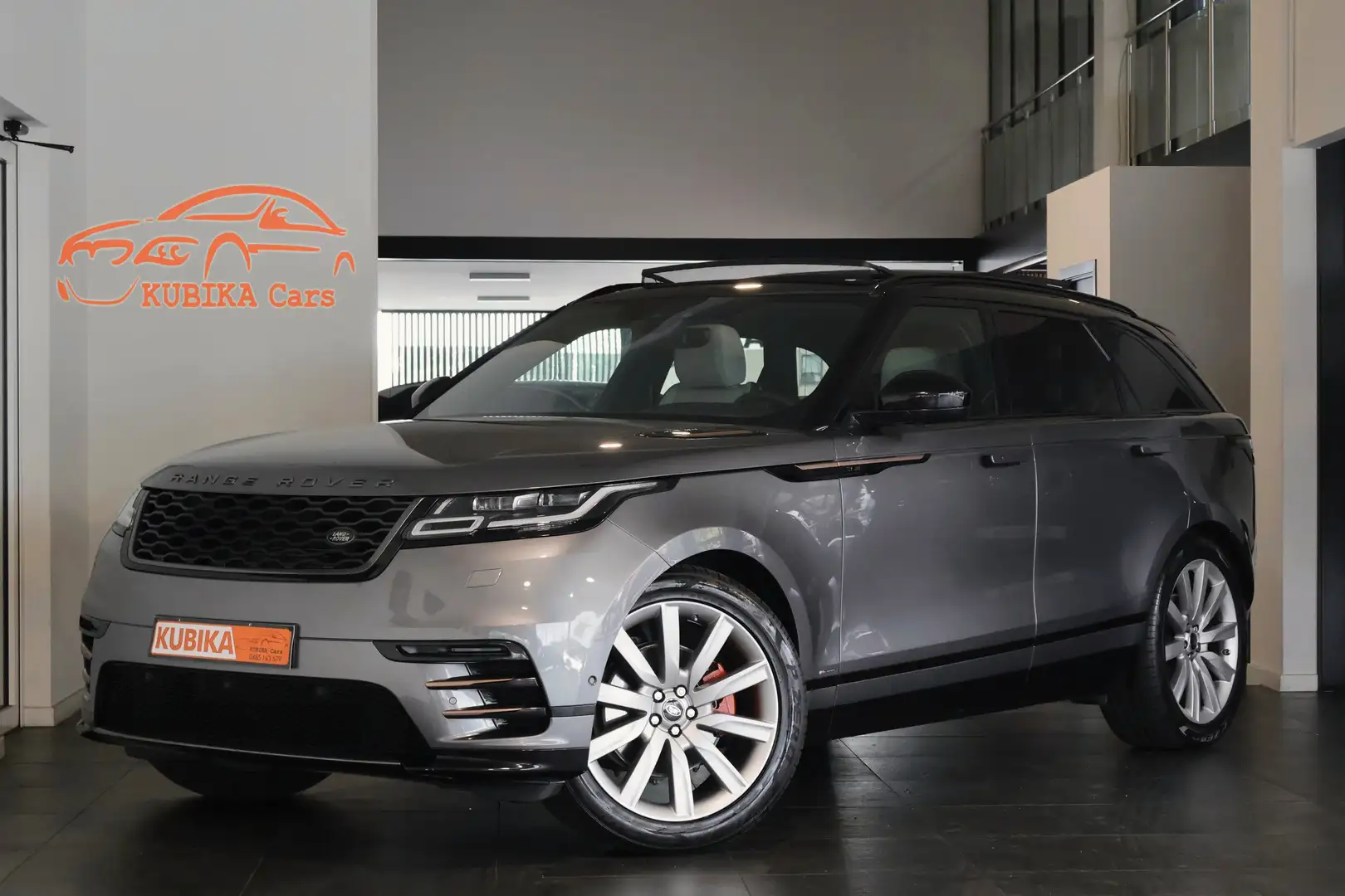 Land Rover Range Rover Velar 3.0d R-Dynamic PANO LijnA Keyless Memory Garantie Gris - 1