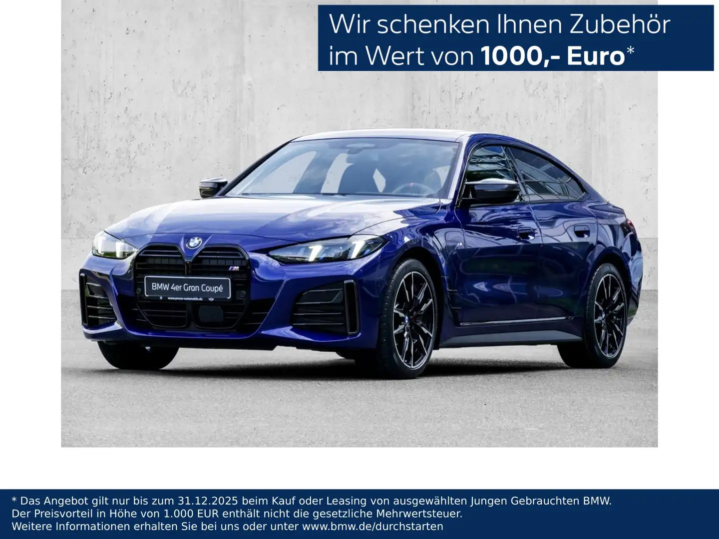 BMW 440 M440i xDrive INIDIVIDUAL DAPro Glasdach HUD H/K AH Blau - 1