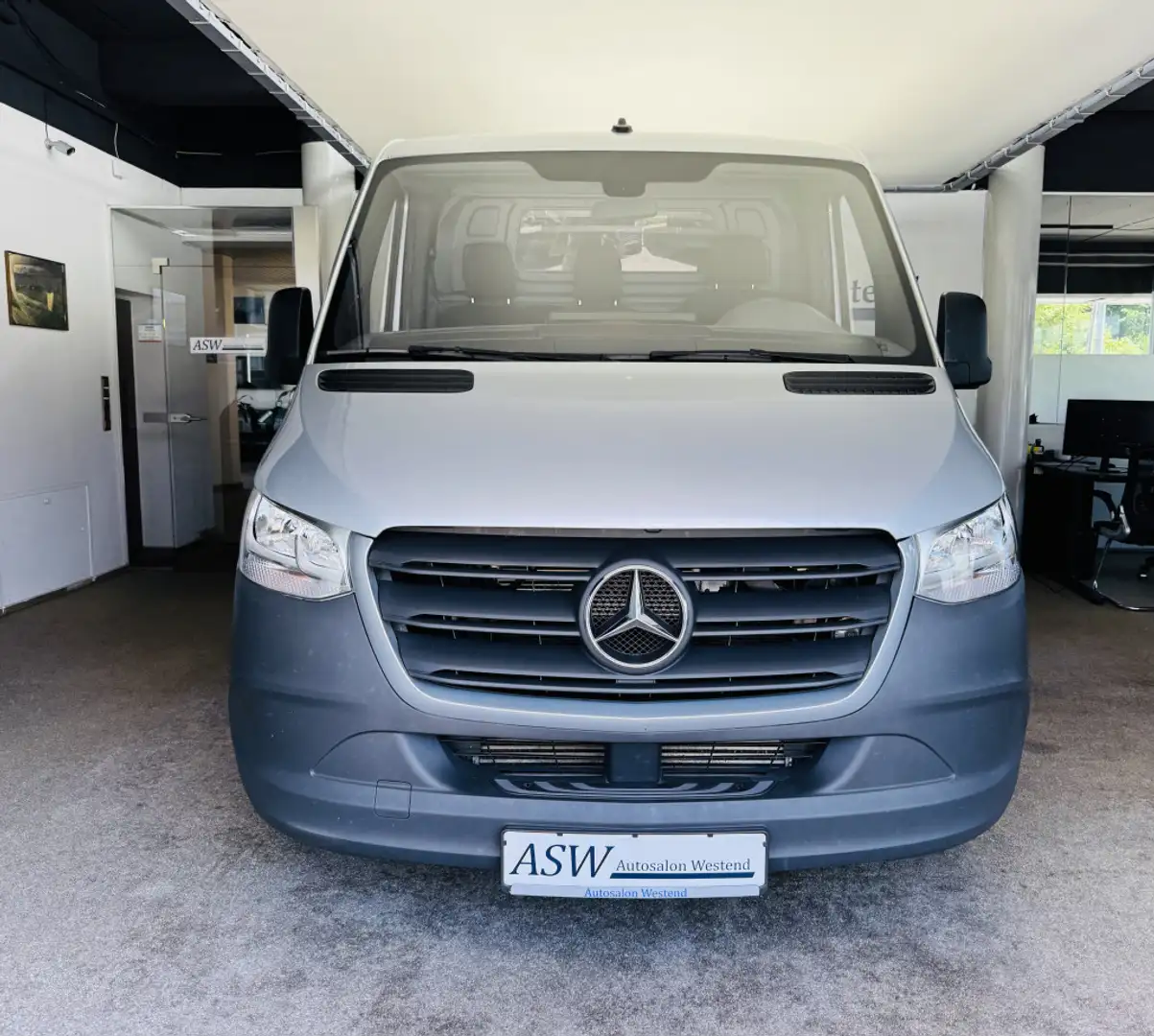 Mercedes-Benz Sprinter 214 CDI L2H1 KASTEN-FLACH RÜCKFAHRKAM. Silber - 2