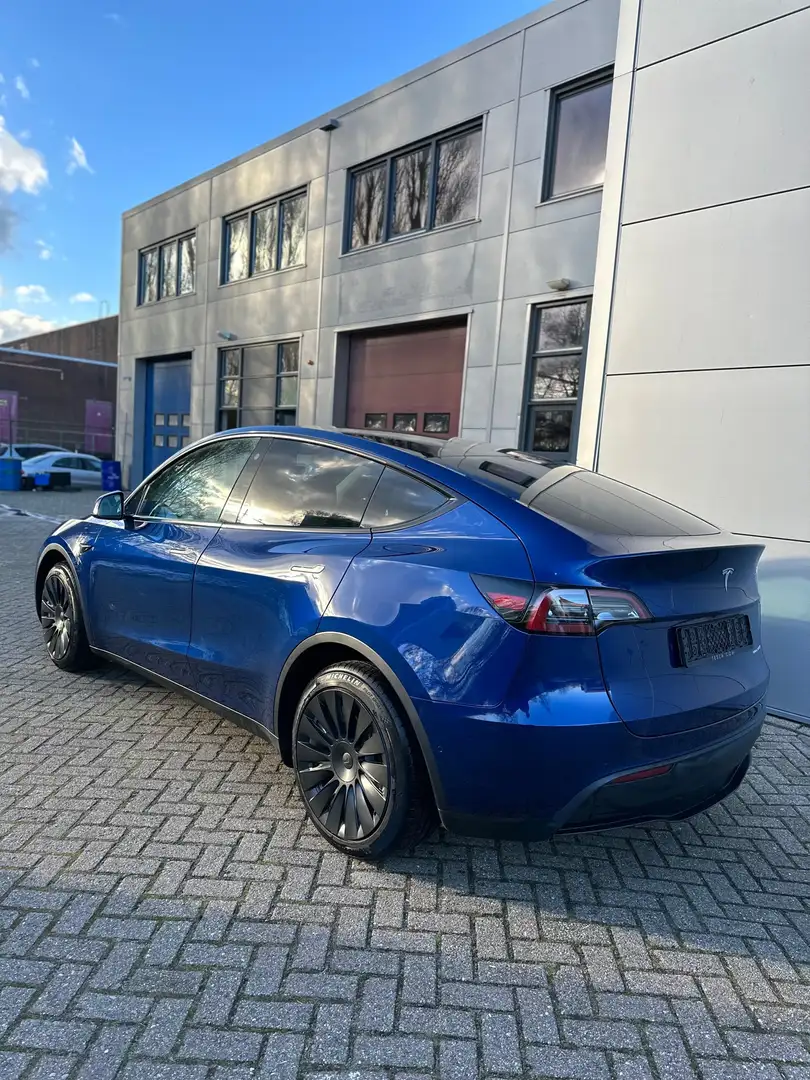 Tesla Model Y Long Range 75 kWh, trekhaak, boost Blue - 1
