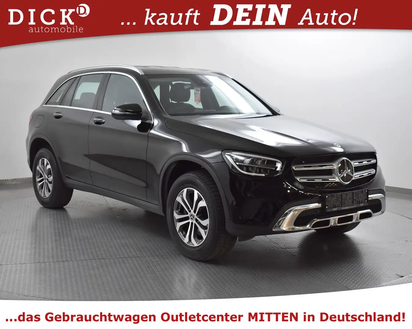 Mercedes-Benz GLC 200 4M LEDER+SHZ+NAVI+KAMERA+LED+STANDHZ+AHK Чорний - 1