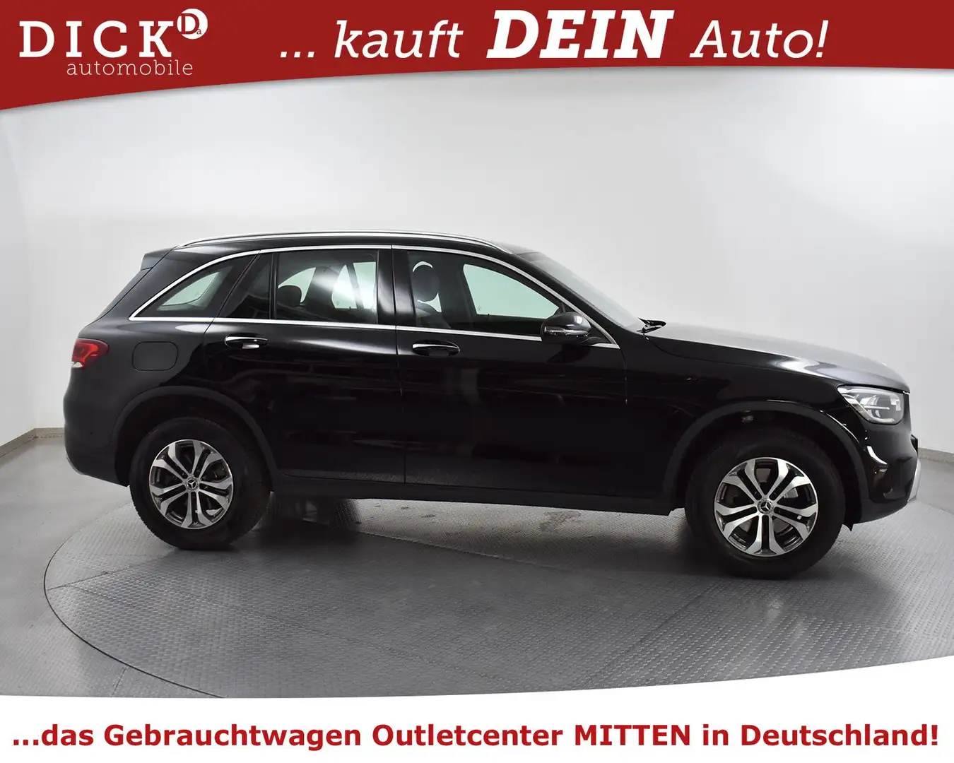 Mercedes-Benz GLC 200 4M LEDER+SHZ+NAVI+KAMERA+LED+STANDHZ+AHK Чорний - 2