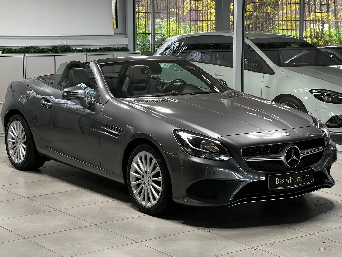 Mercedes-Benz SLC 180 PANO-VARIODACH NAVI PDC+AIRSCARF+KLIMA++ Grigio - 2