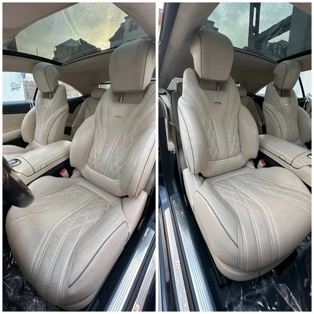 Mercedes-Benz S 63 AMG Beige Pano Memory Servo Beluf TÜV27 Bleu - 2