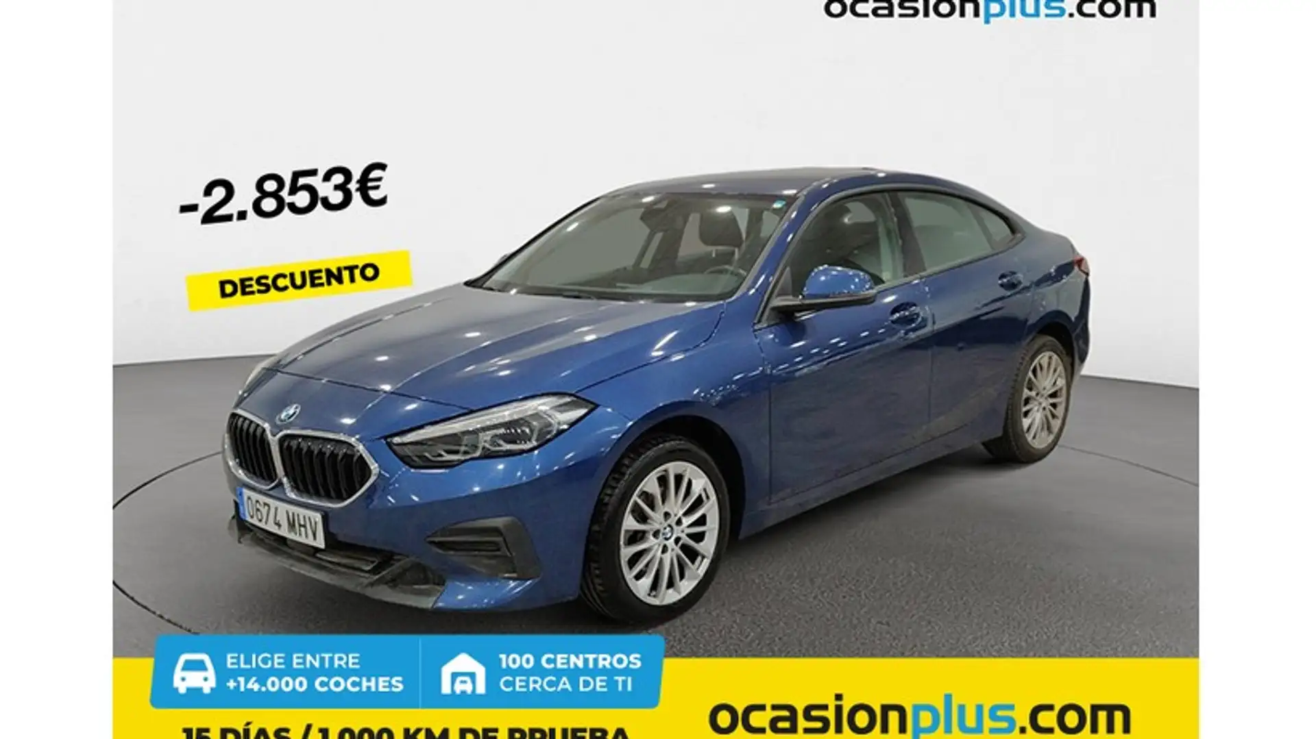 BMW 218 218i Gran Coupé Bleu - 1