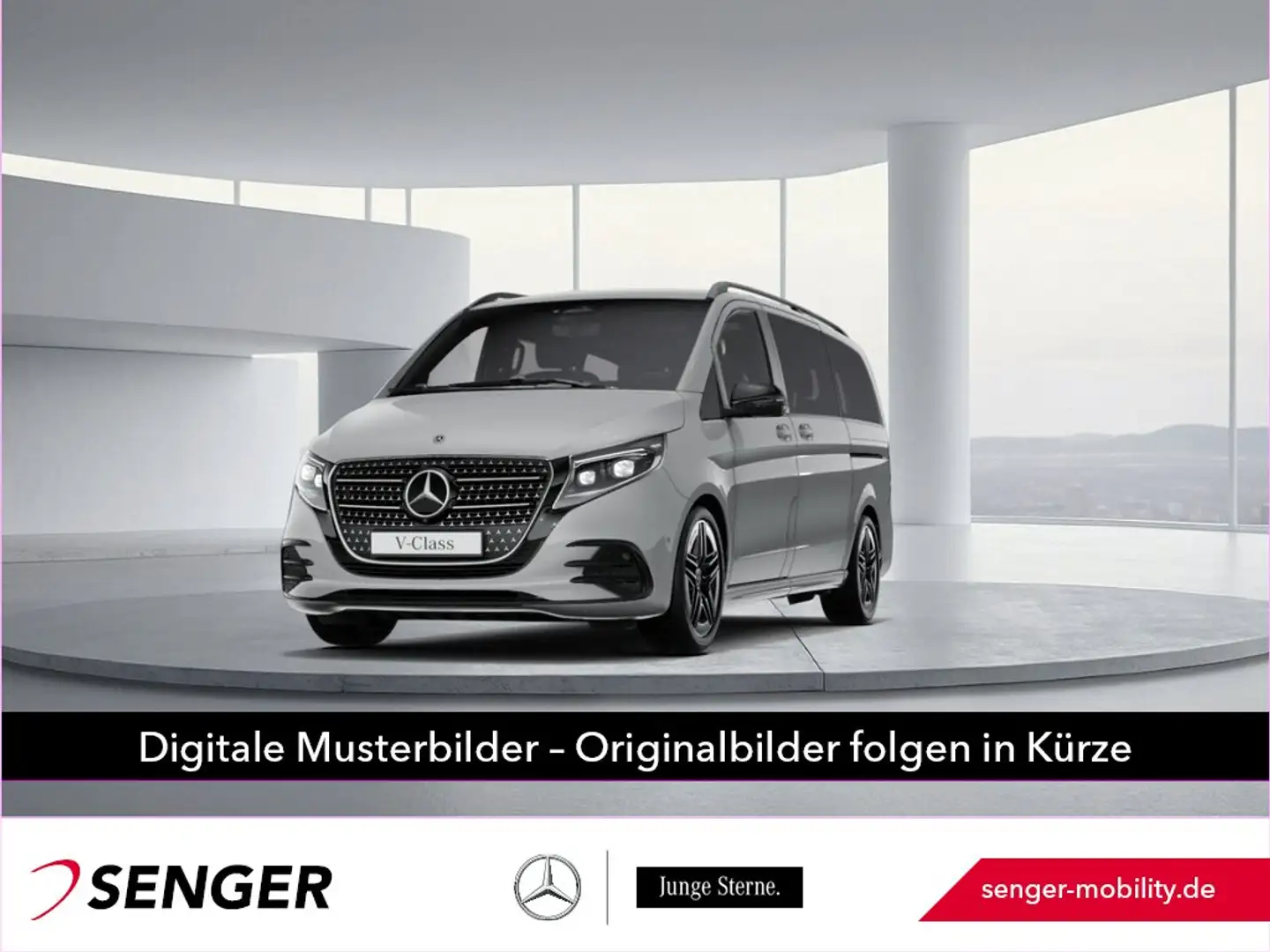 Mercedes-Benz V 300 d Exclusive 4x4 lang AMG Pano LUXUSSITZE 9G Gris - 1