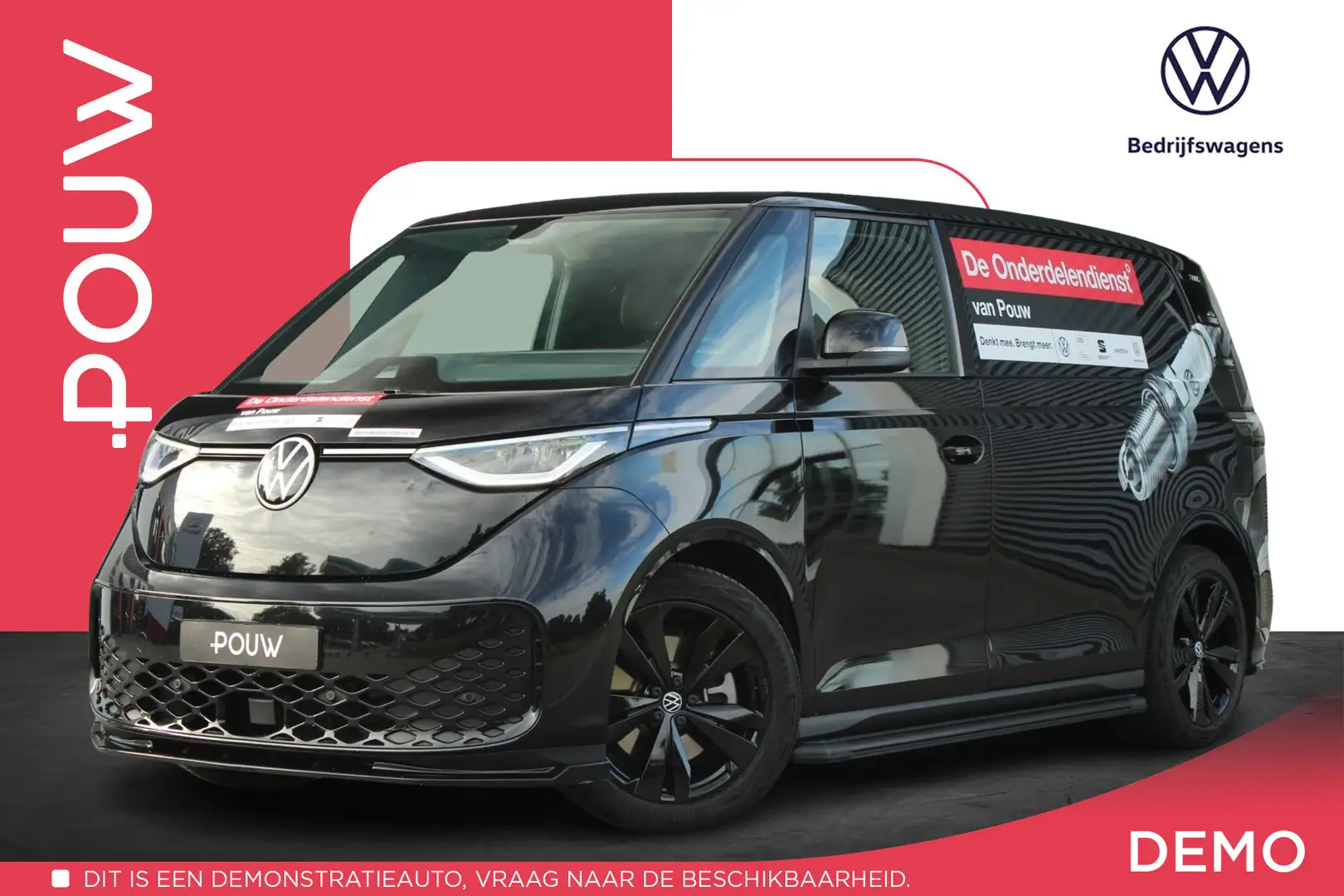 Volkswagen ID. Buzz Cargo 204pk 77 kWh | Multimedia Navigatiepakket | Stoele Zwart - 1