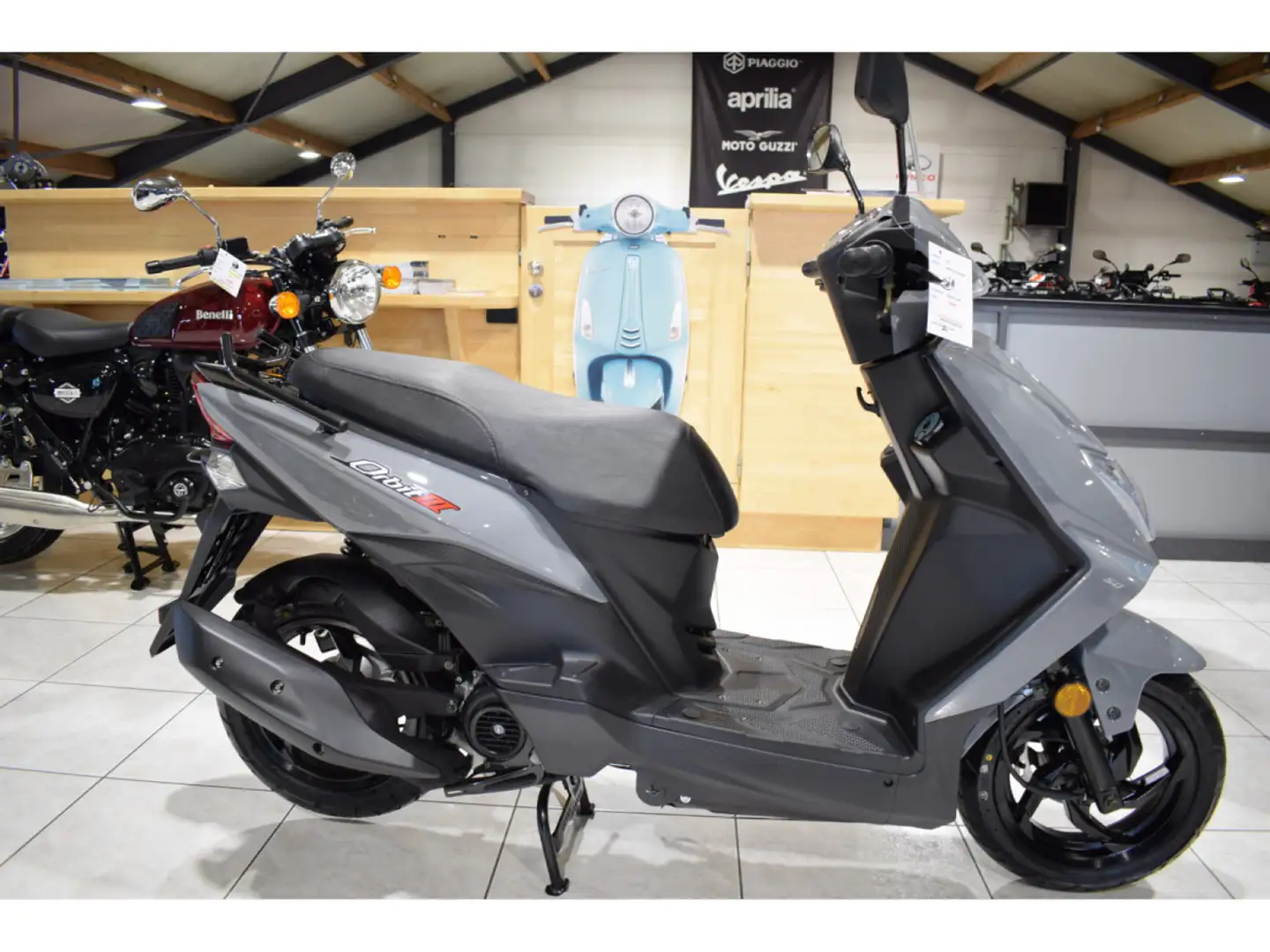 SYM Orbit III 50 classe B 45 Km/h Gris - 1