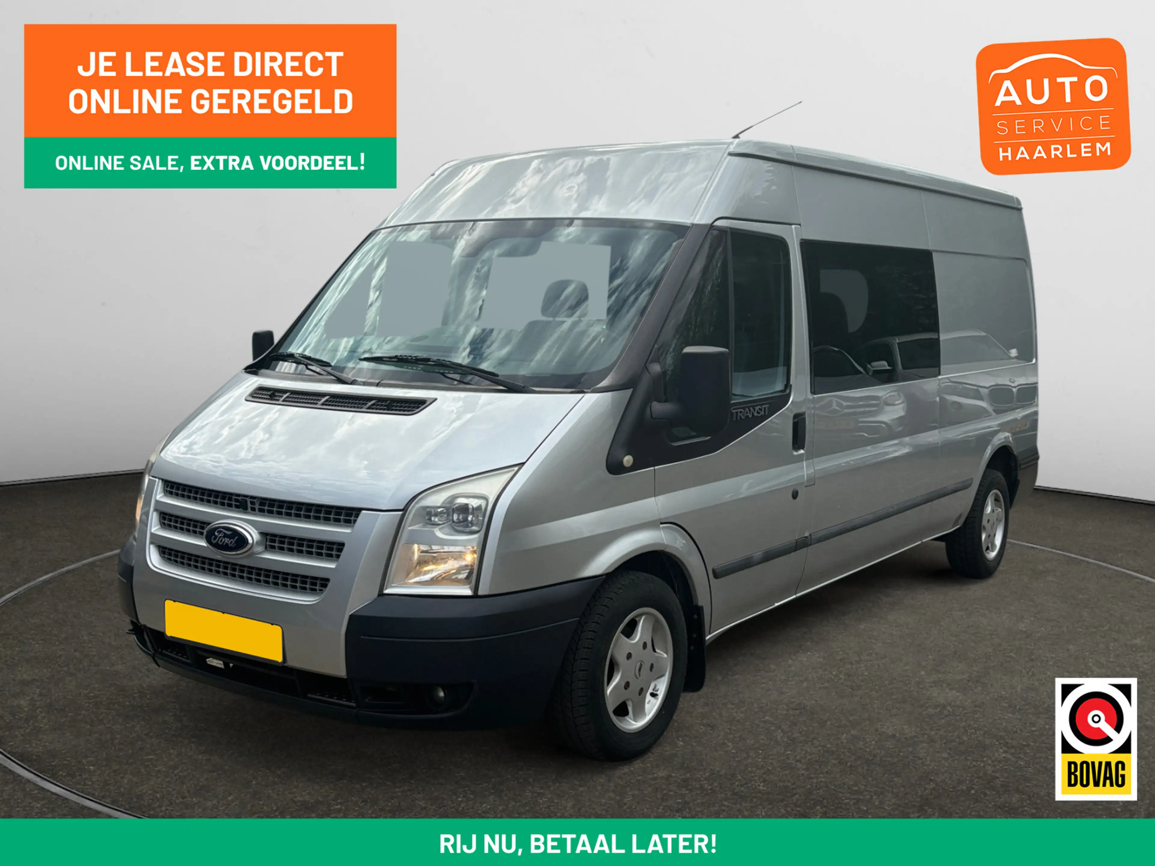 Ford Transit 300L 2.2 TDCI- Dubbele Cabine, 5 Pers, Bluetooth A