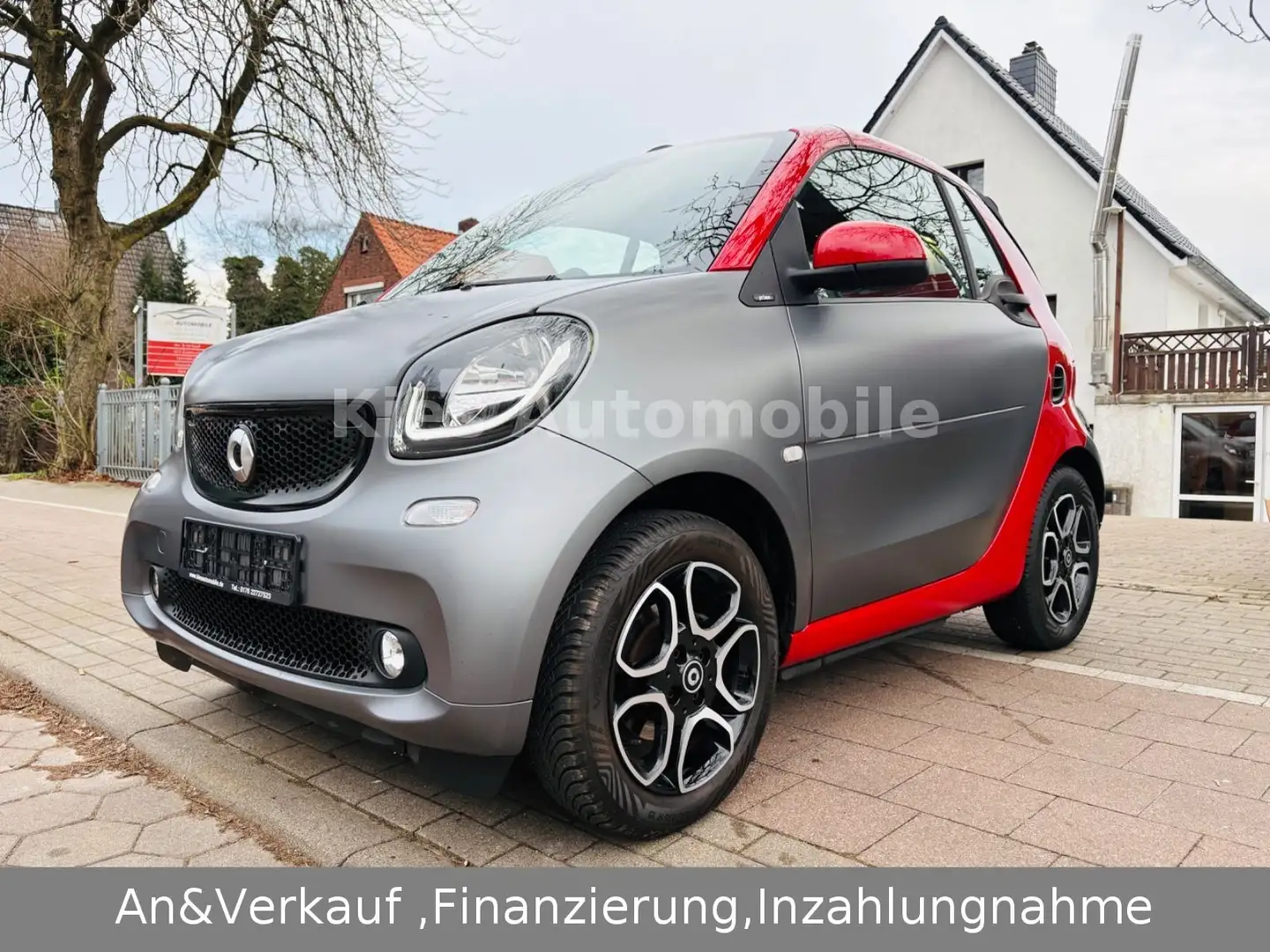 smart forTwo Cabrio Prime 90PS AUTOM/LEDER/NAVI/SITZH Grey - 2