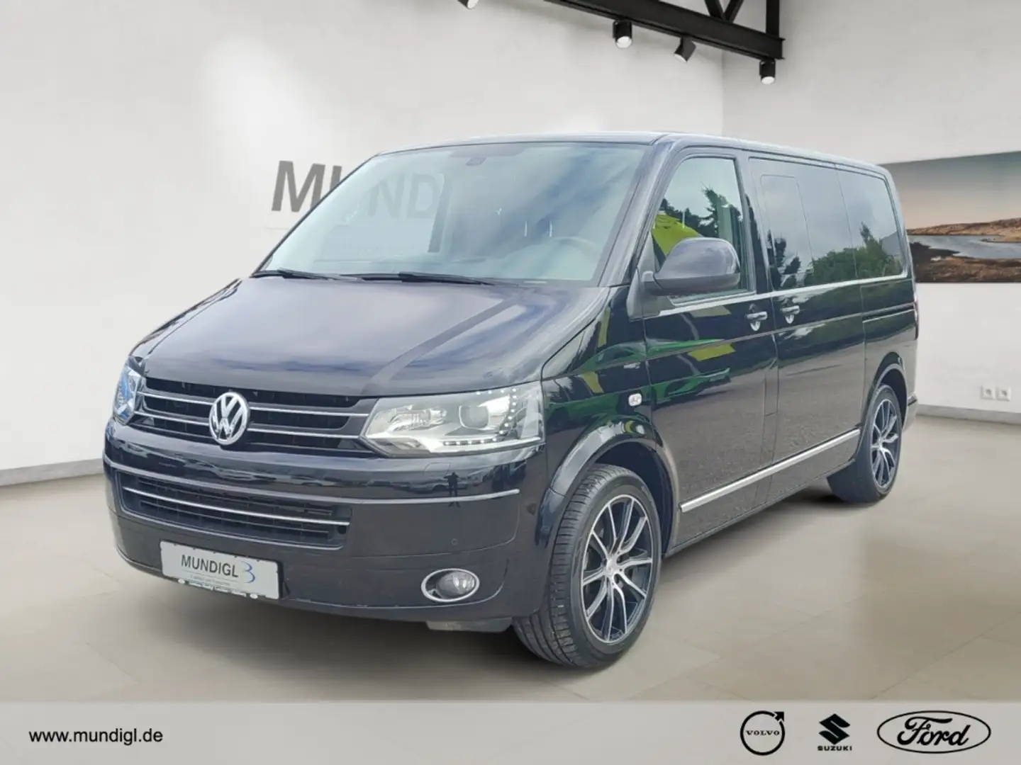 Volkswagen T5 Multivan Bus Highline 4Motion 2.0 BiTDI AD AHK-abnehmbar Pa Noir - 1