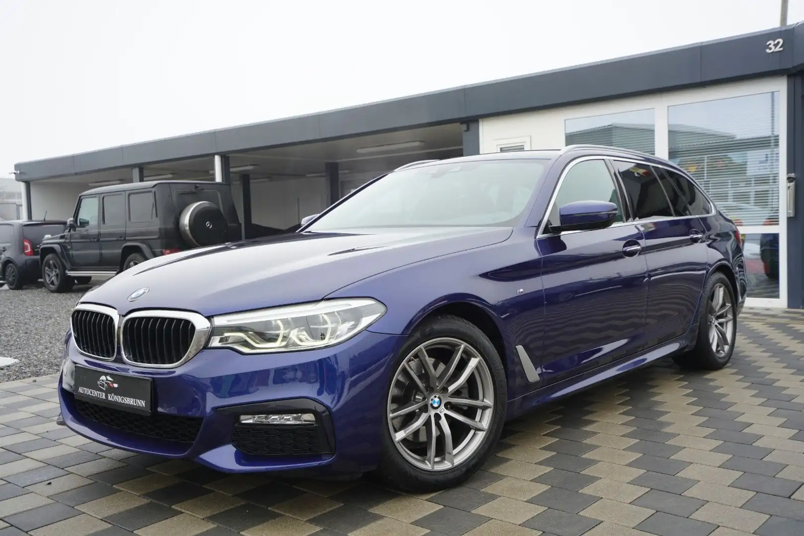 BMW 520 d*xDrive*MSport*Kamera*Totwinkel*Leder*2.Hand Blau - 1