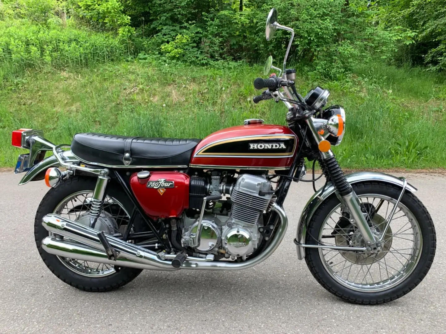 Honda CB 750 four K6,orig. 12815mls, Erstlack, Survivor Rouge - 2