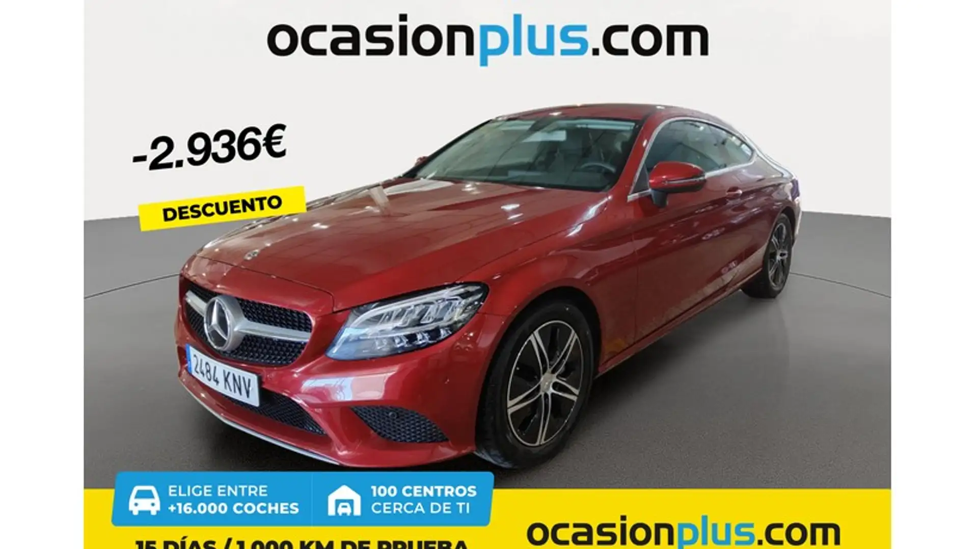 Mercedes-Benz C 200 Coupé 9G-Tronic Rojo - 1