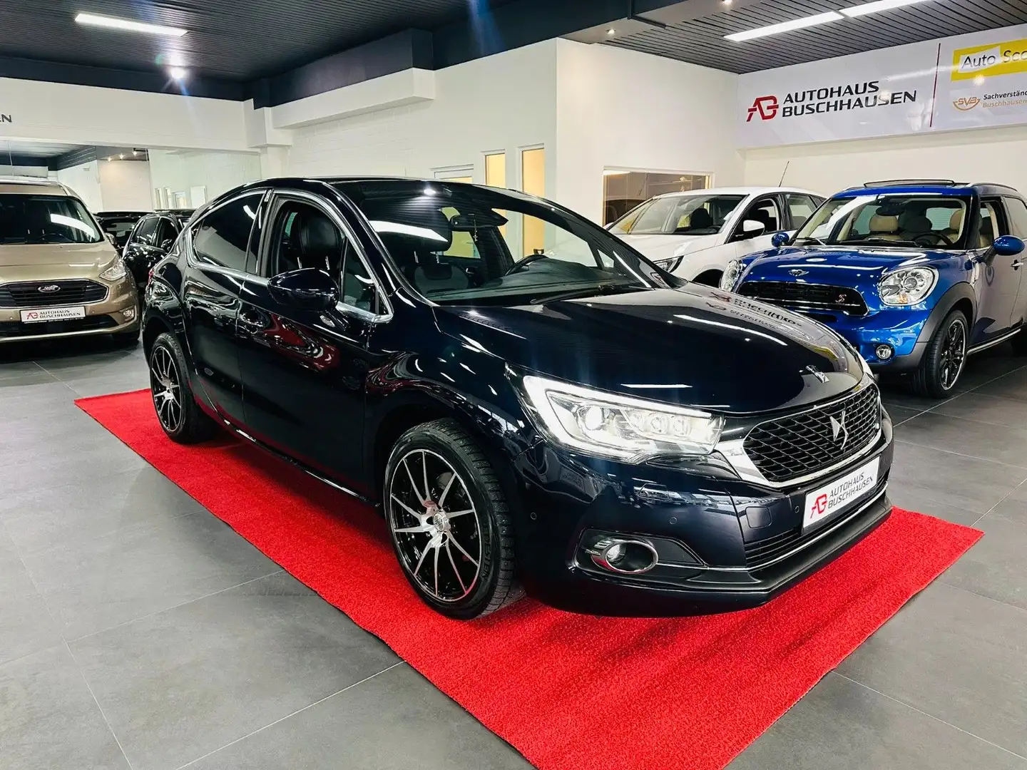 DS Automobiles DS 4 1.6 Aut/Xen/Nav/Massage/Kam/TÜV+Insp.NEU/2Hd Bleu - 2