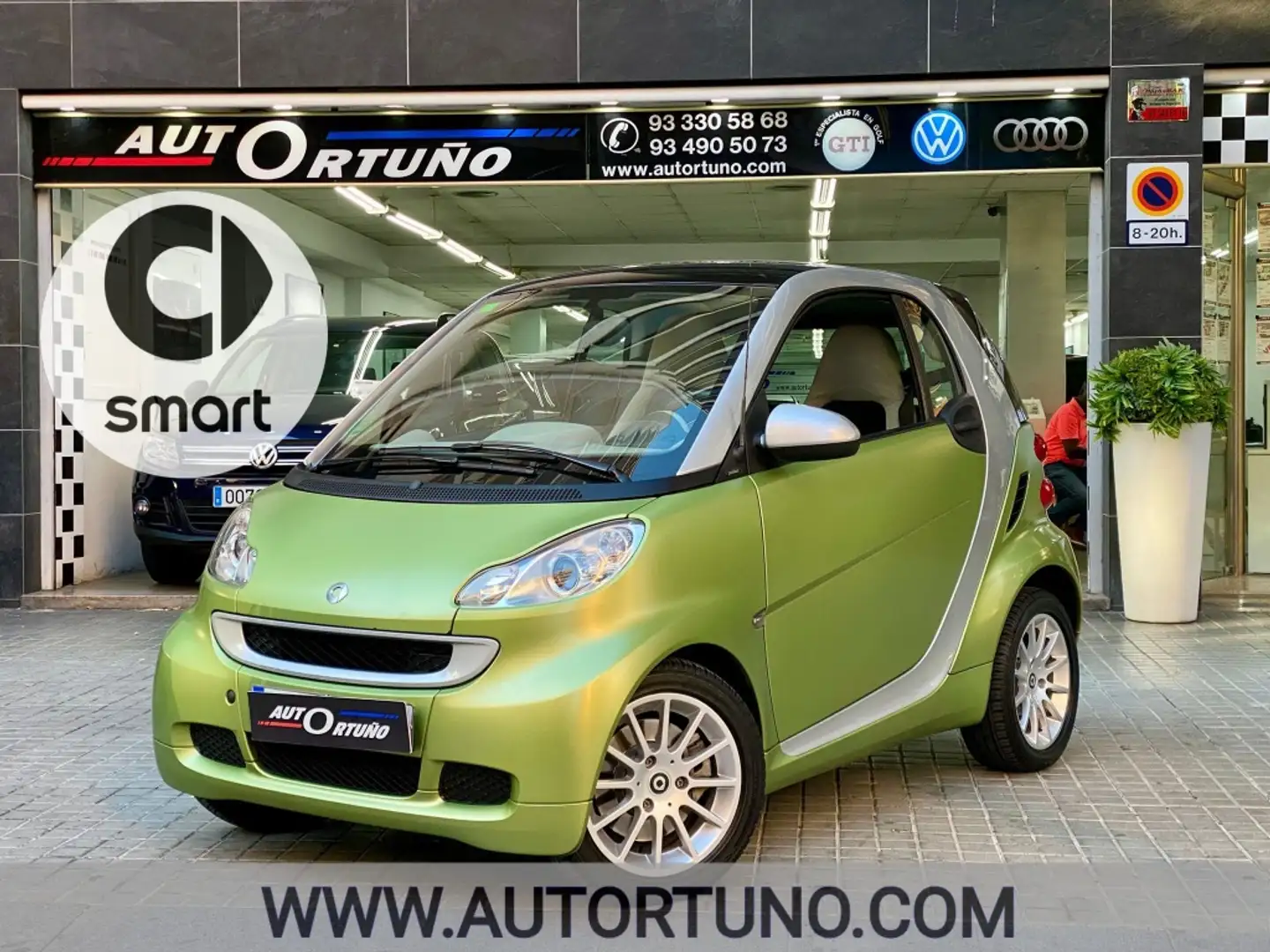 smart forTwo Cabrio 52 mhd Passion Aut. Vert - 1