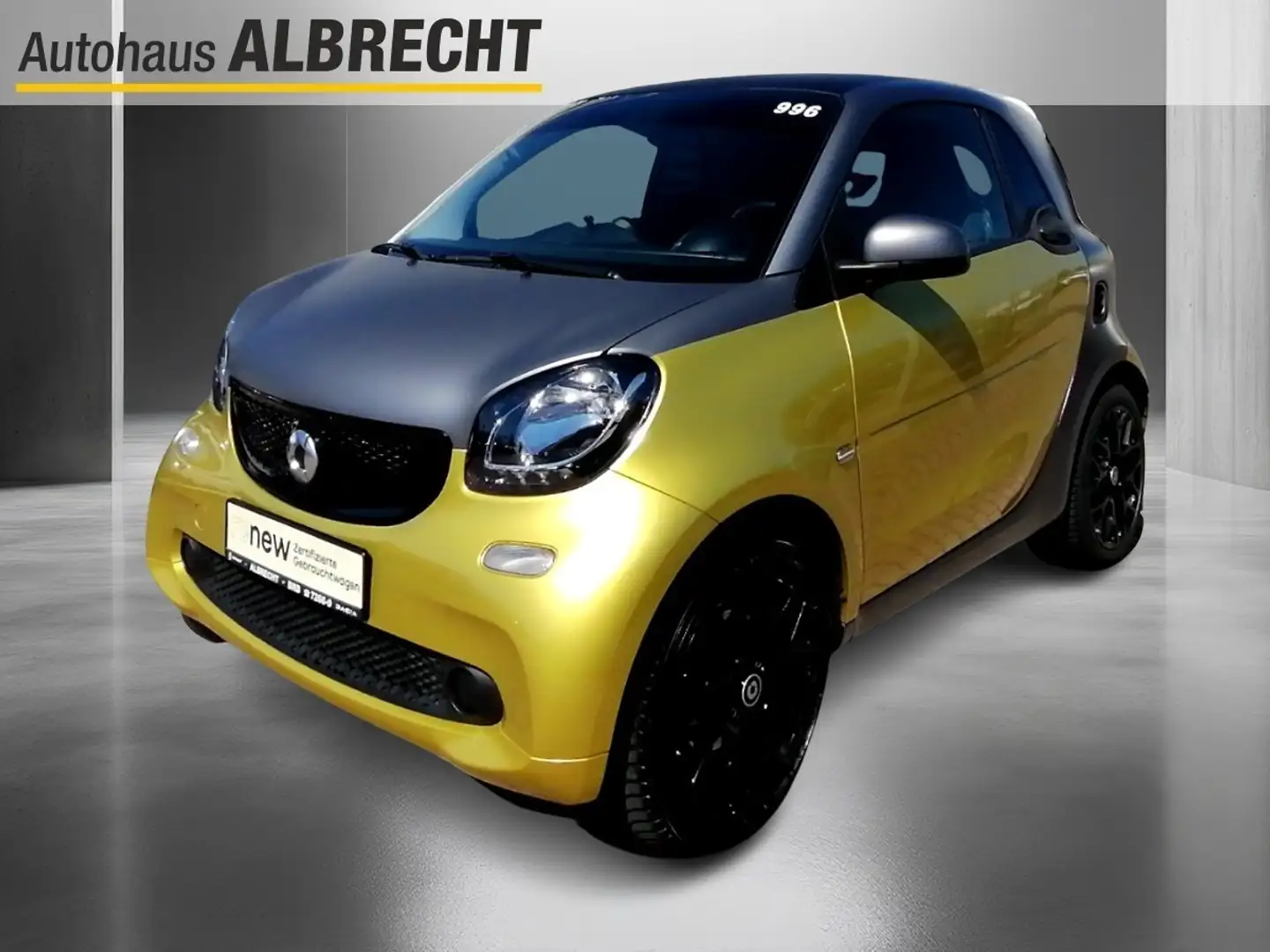 smart forTwo Passion 1.0 Jaune - 1