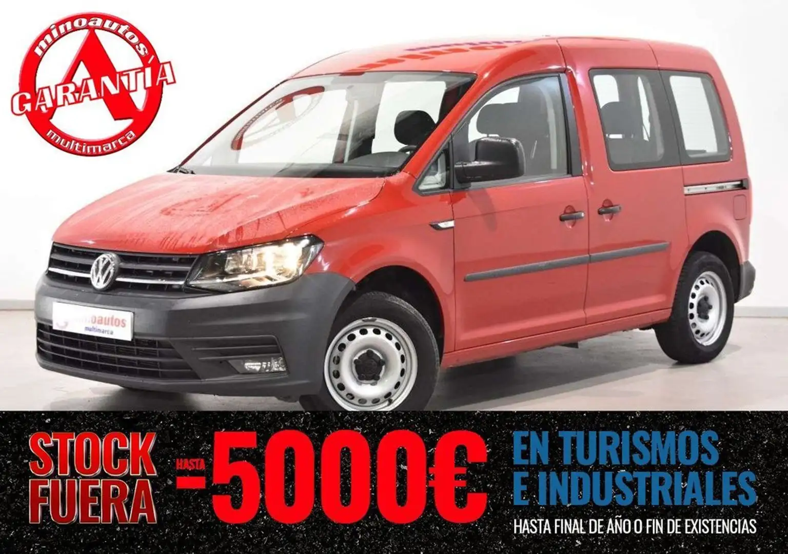 Volkswagen Caddy PROFESIONAL COMBI 2.0 TDI 100 CV BMT Rojo - 1