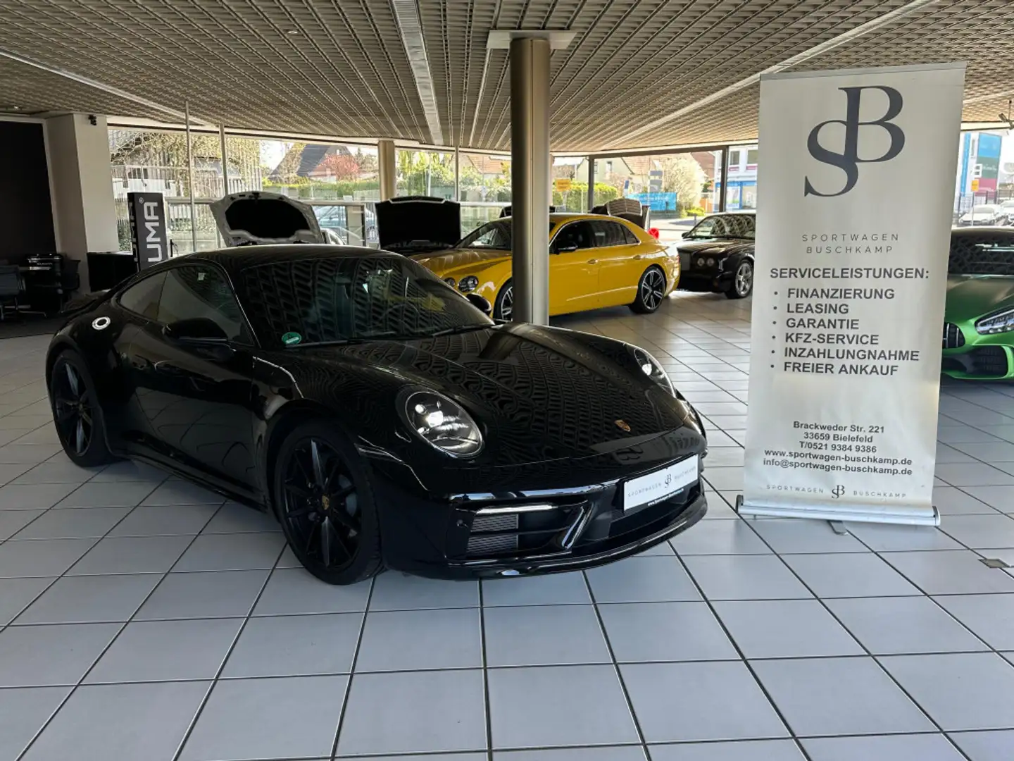 Porsche 911 992 Carrera SPORT-AGA CHRONO DESIGN 20 KAM Negro - 1