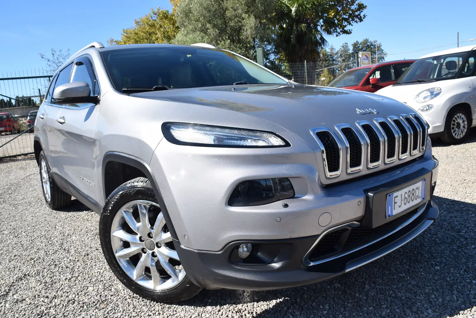 Jeep Cherokee 4X4 2.2MJT 200CV AUTOM FULL PELLE NAVI SENSORI CAM Gris - 1