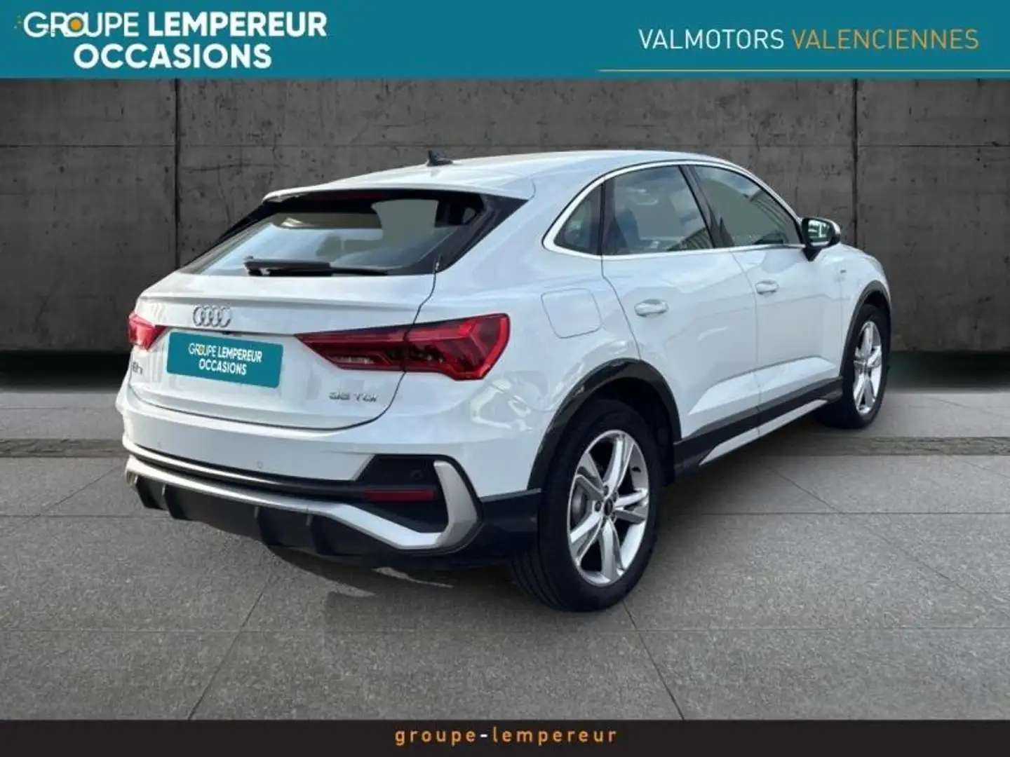 Audi Q3 35 TDI 150ch S line S tronic 7 Blanc - 2