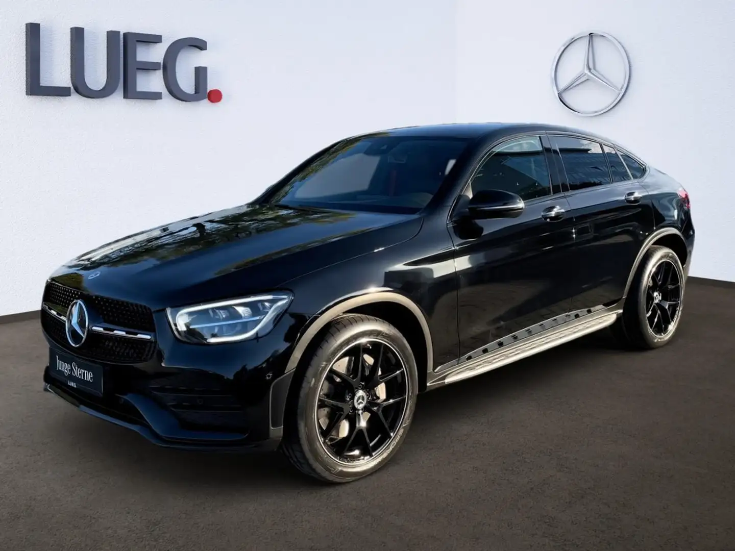 Mercedes-Benz GLC 220 d 4M COUPE+AMG-PLUS+DISTRONIC+FAHRASSIST Schwarz - 2
